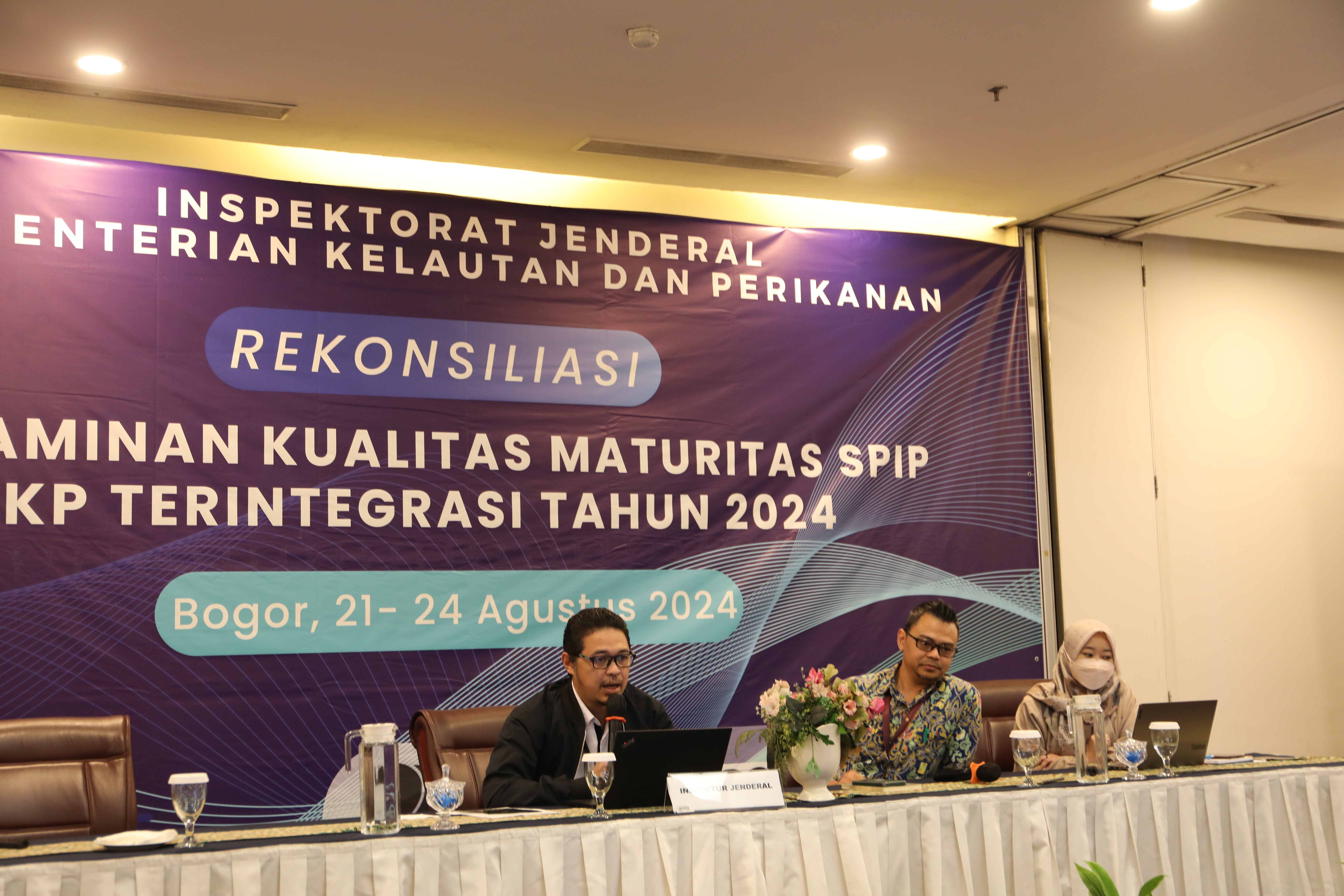 Rekonsiliasi Penjaminan Kualitas Maturitas SPIP KKP Terintegrasi Tahun 2024