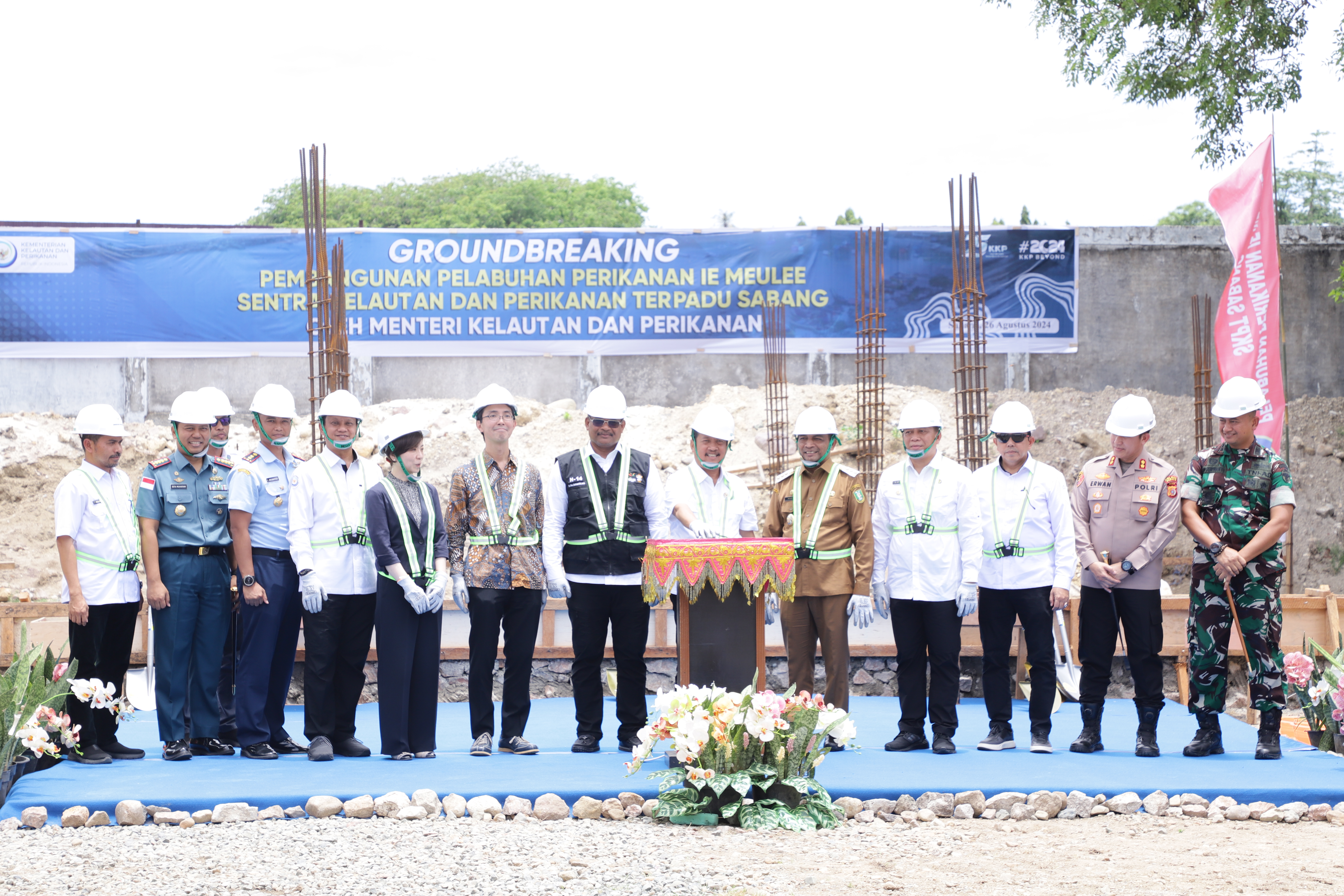 Groundbreaking Pembangunan Pelabuhan Perikanan Ie Meulee SKPT Sabang