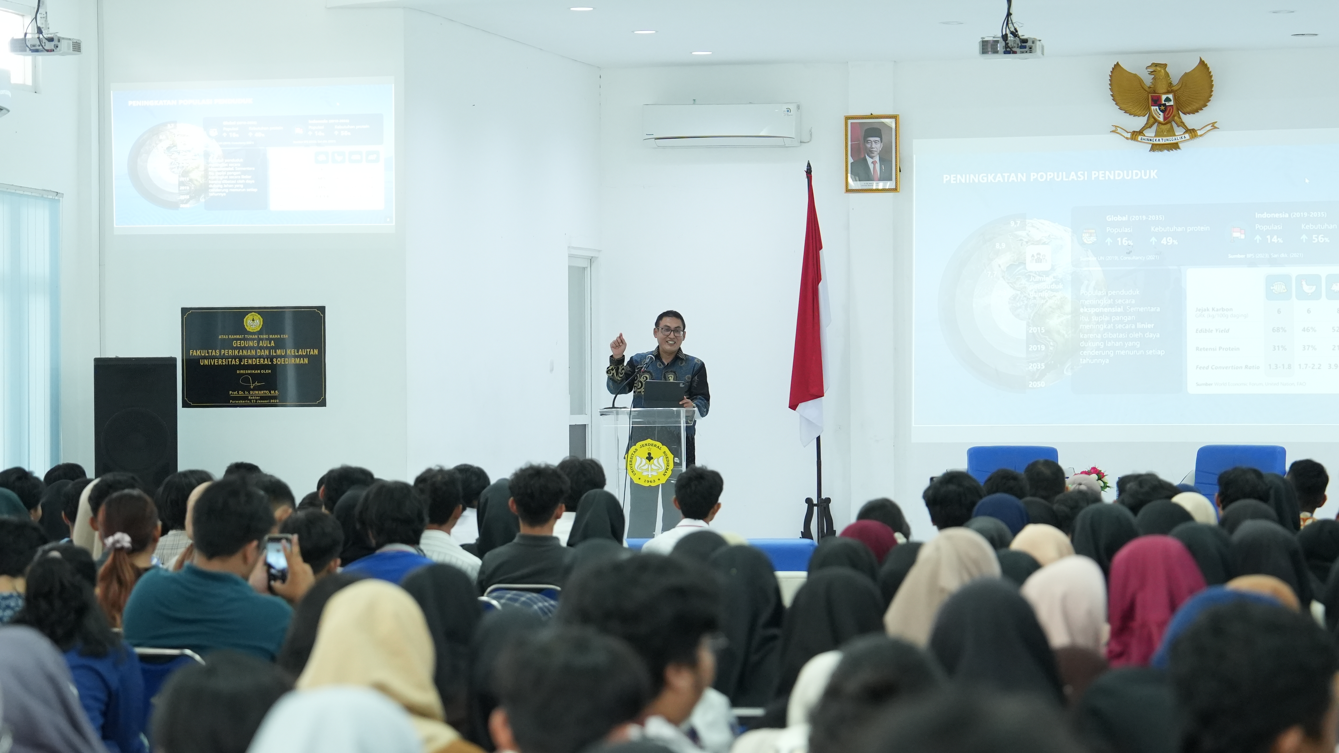 Kuliah Umum dan Penandatanganan Perjanjian Kerja Sama, Purwokerto (18/10).