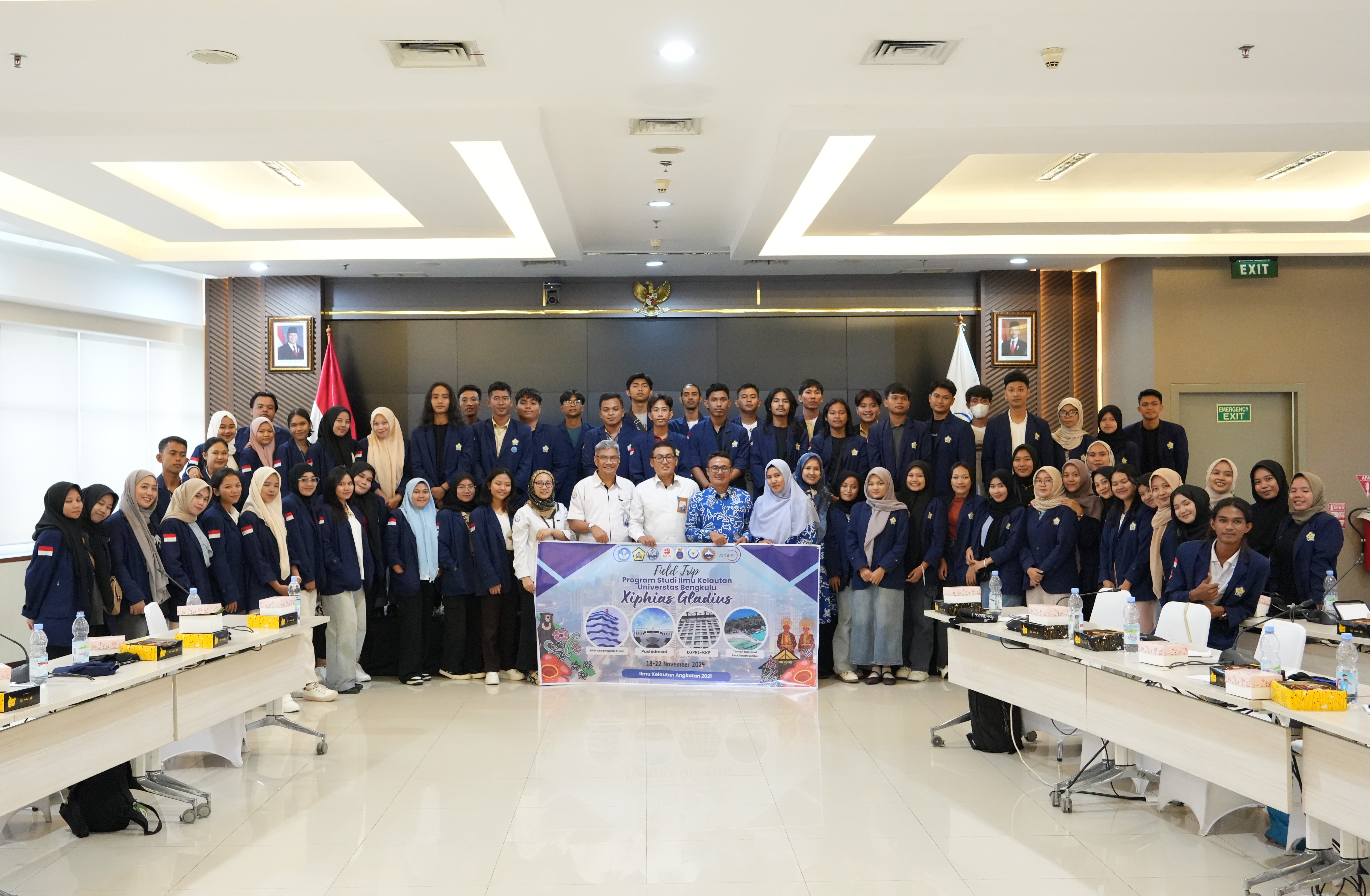 Kunjungan dan Audiensi Mahasiswa Program Studi Ilmu Kelautan Universitas Bengkulu, (19/11).