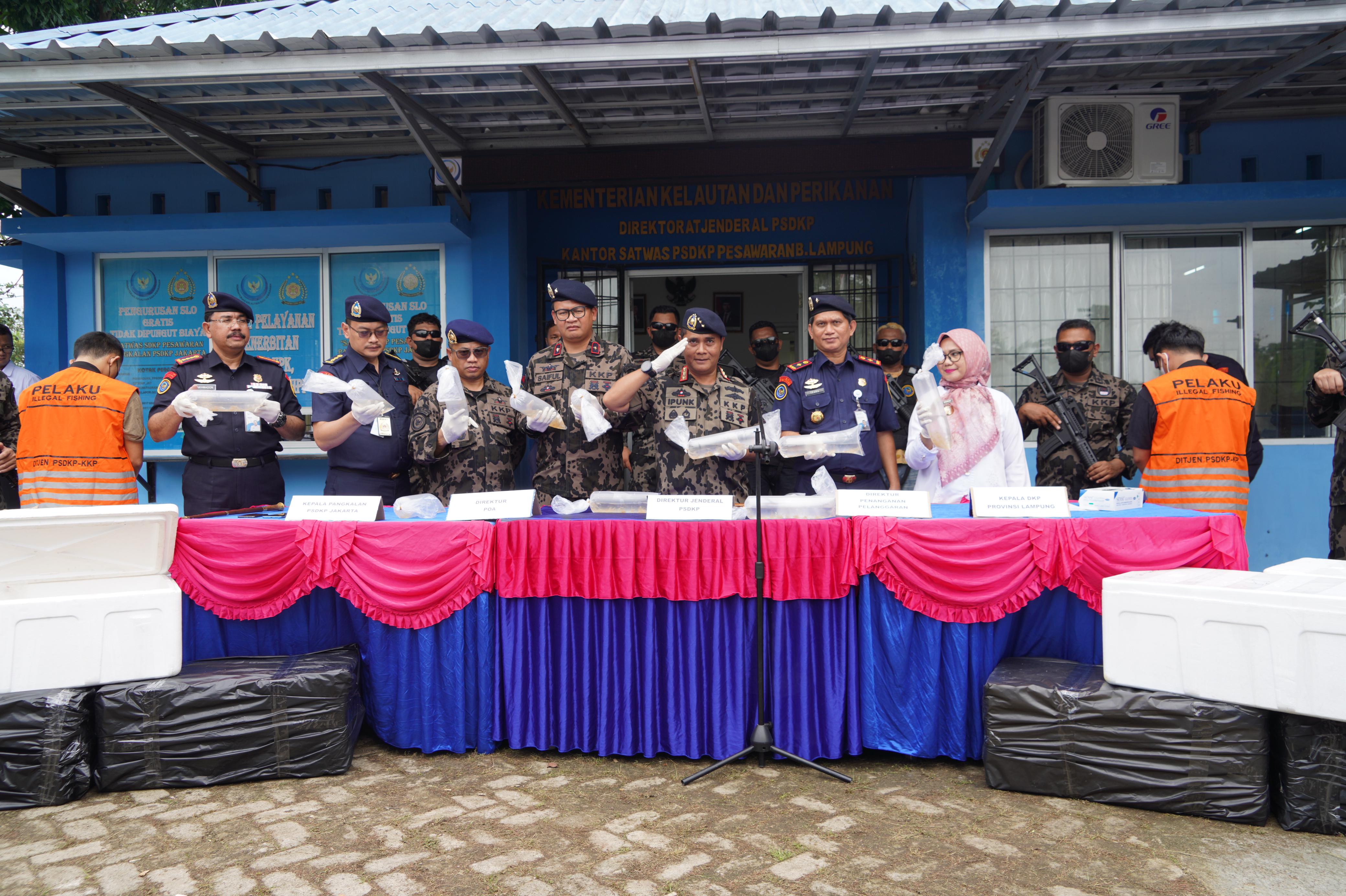 Penggagalan Penyelundupan Benih Bening Lobster (BBL) oleh Direktorat Jenderal PSDKP