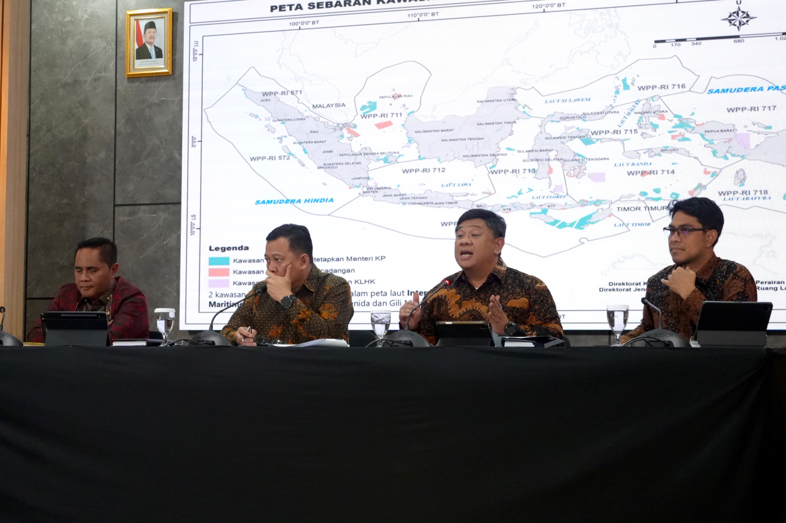 Konferensi Pers Refleksi Kinerja Ditjen Pengelolaan Kelautan dan Ruang Laut tahun 2024