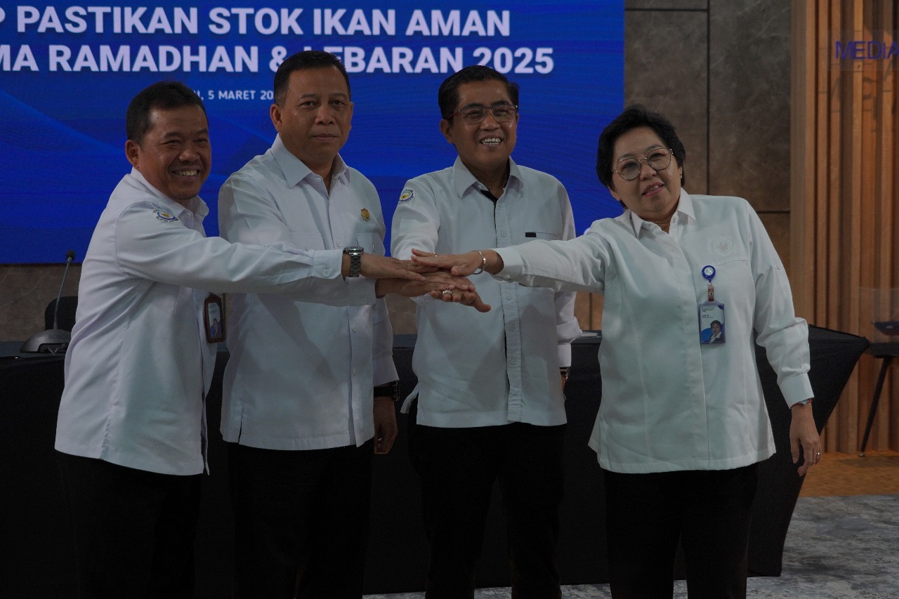 Konferensi Pers Ketersediaan Stok Ikan Selama Ramadan dan Lebaran Tahun 2025