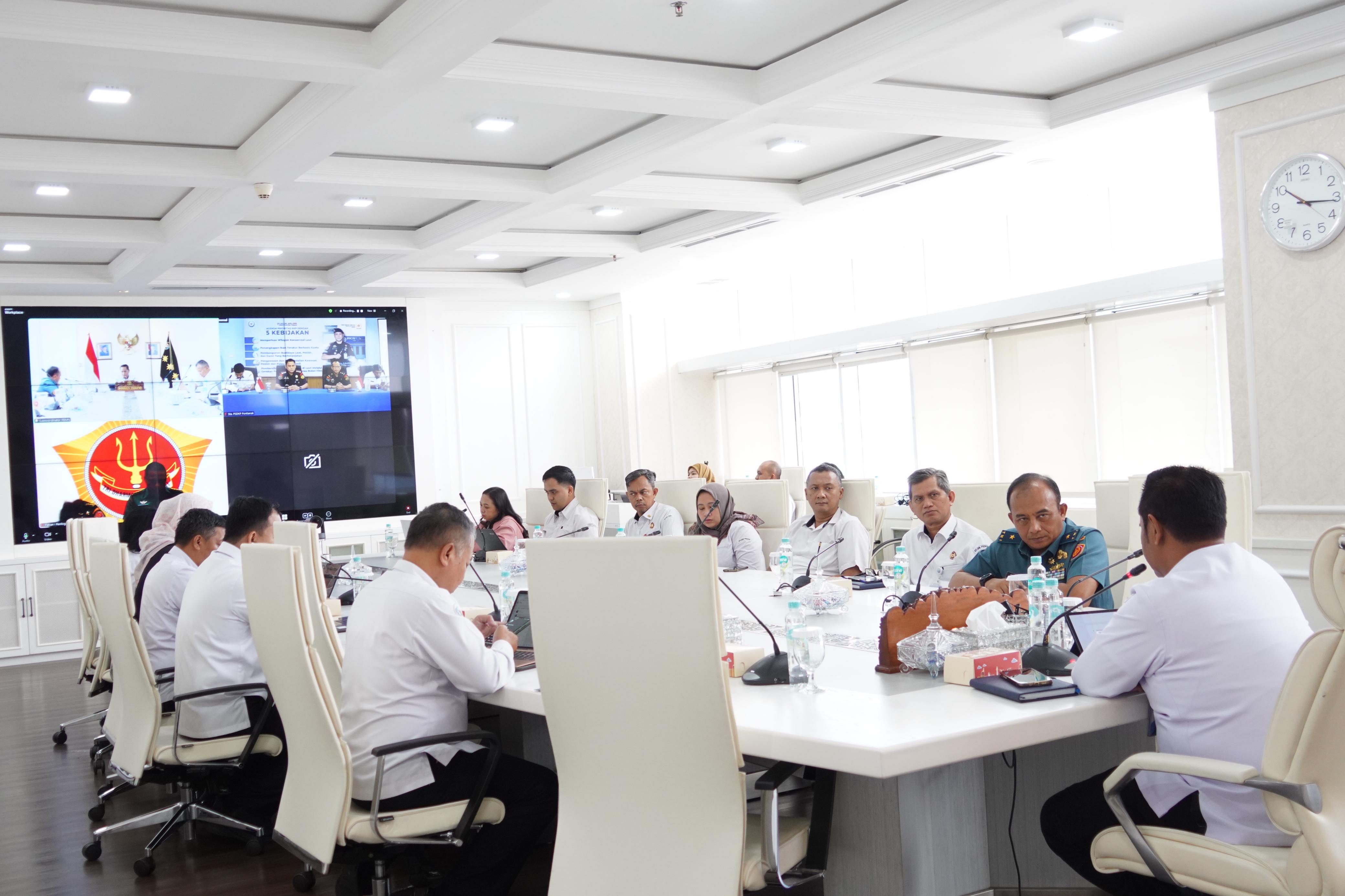 Rapat Koordinasi Inisiasi Kerja Sama Pemberdayaan Wilayah Pertahanan dan Penguatan Kekuatan Pendukung Sebagai Implementasi Sistem Pertahanan Semesta Berbasis Maritim