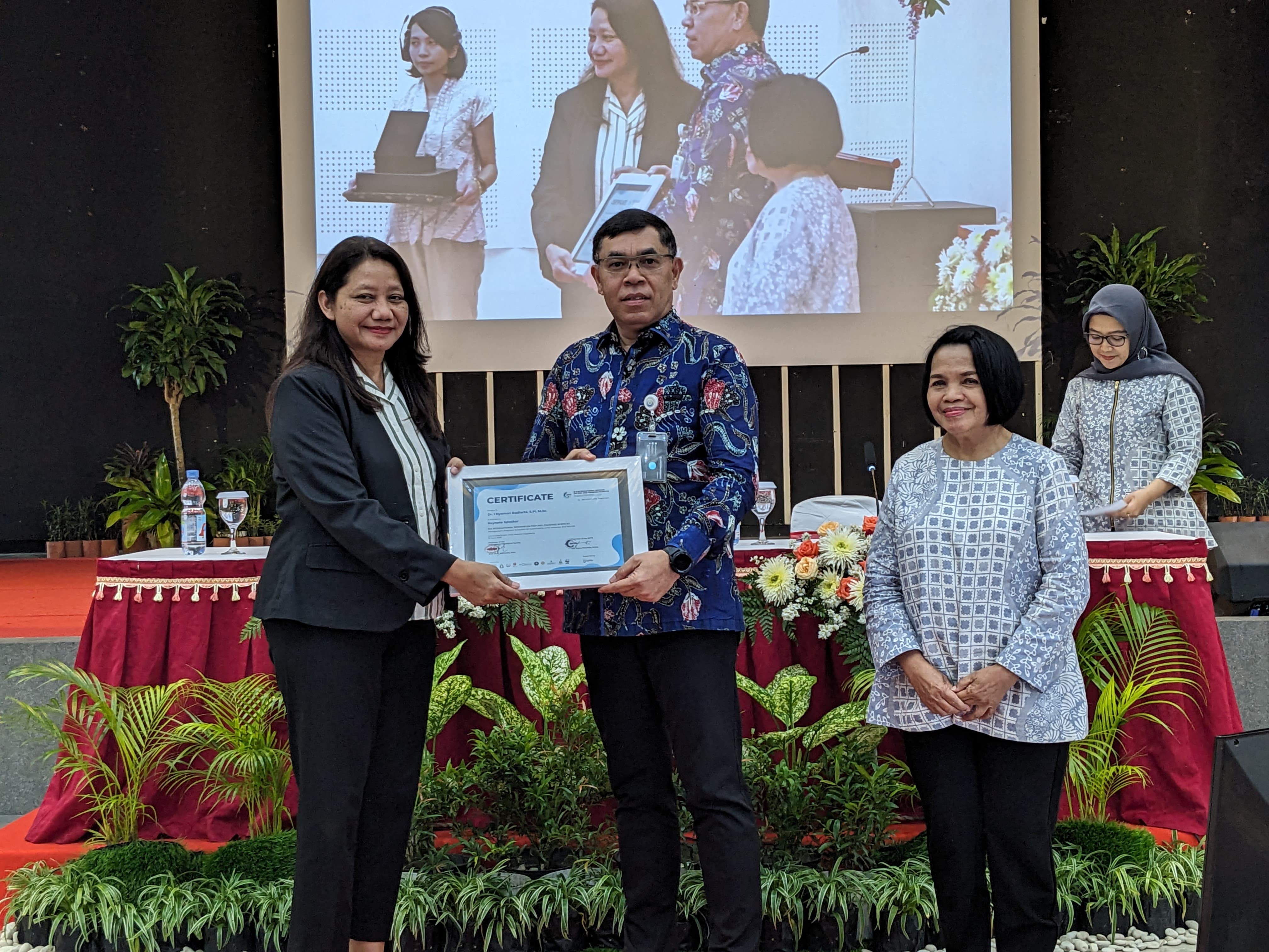 Kepala BPPSDM Mewakili Menteri KP pada The 3rd International Seminar on Fish and Fisheries Science di UKDW Yogyakarta