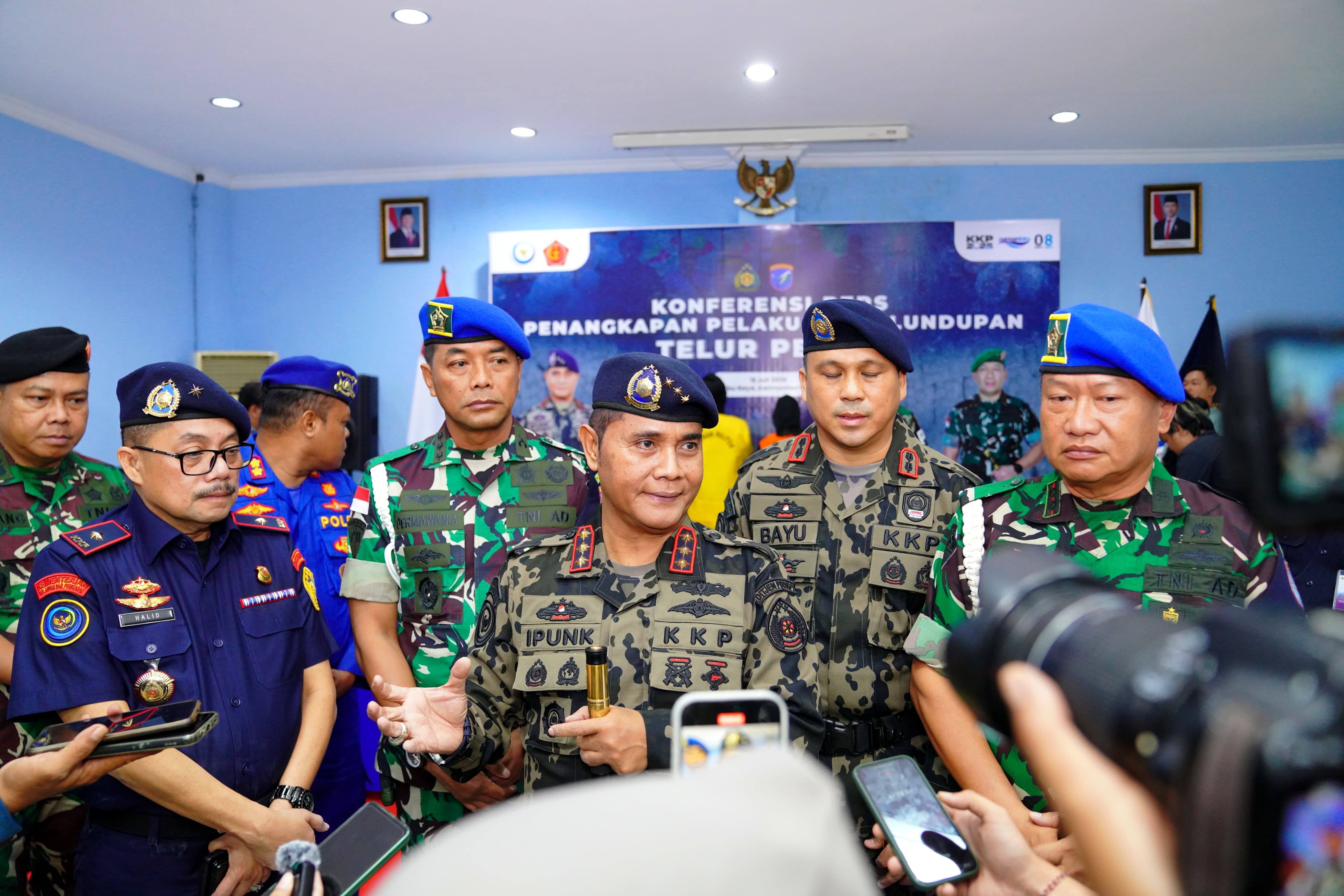 Konferensi Pers KKP Ungkap Jaringan Penyelundup Telur Penyu Lintas Negara