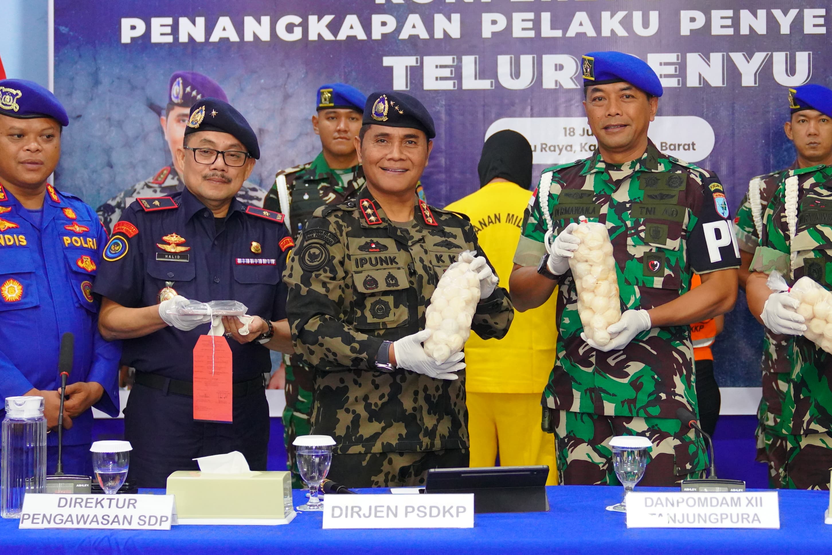 Konferensi Pers KKP Ungkap Jaringan Penyelundup Telur Penyu Lintas Negara