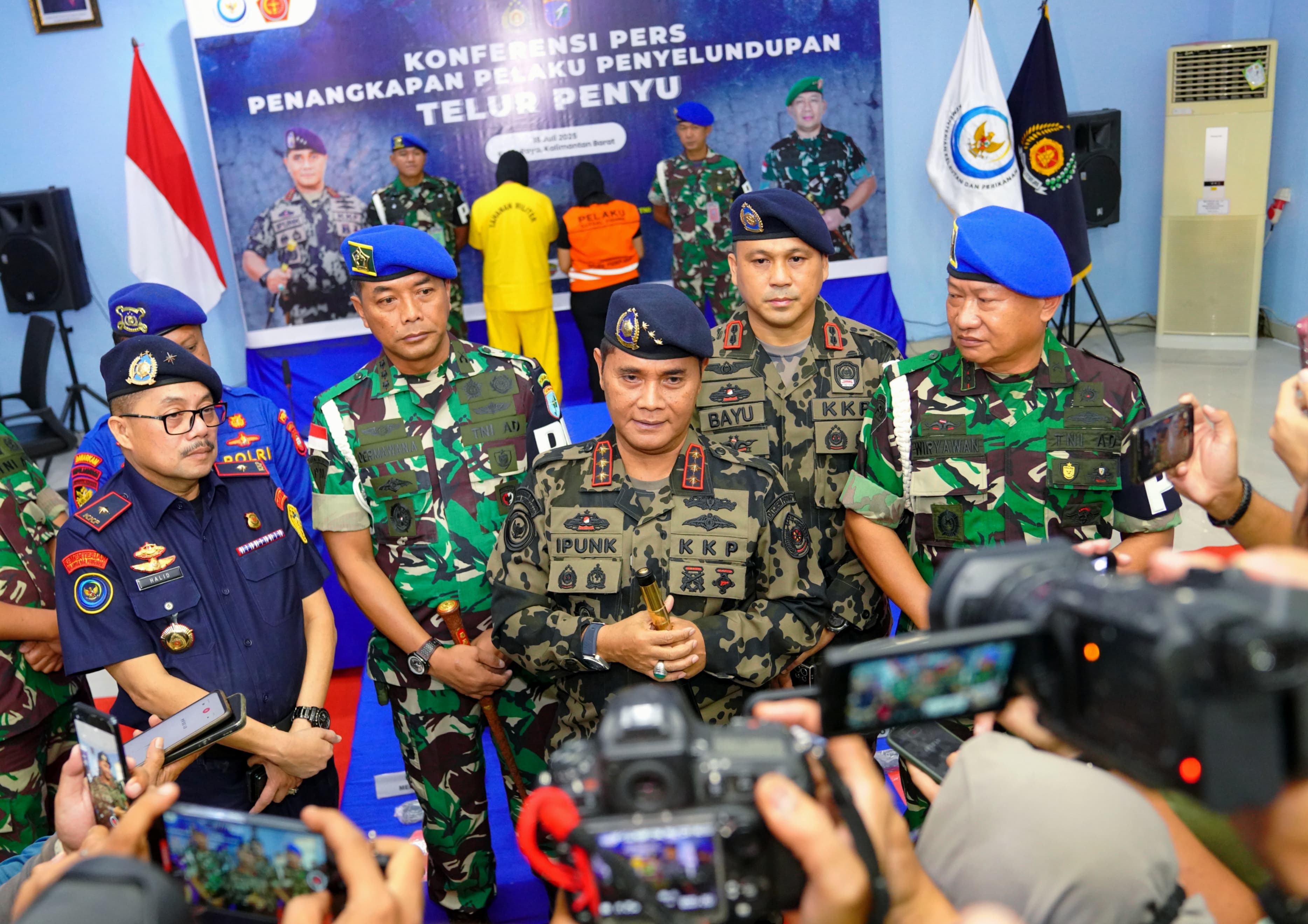 Konferensi Pers KKP Ungkap Jaringan Penyelundup Telur Penyu Lintas Negara