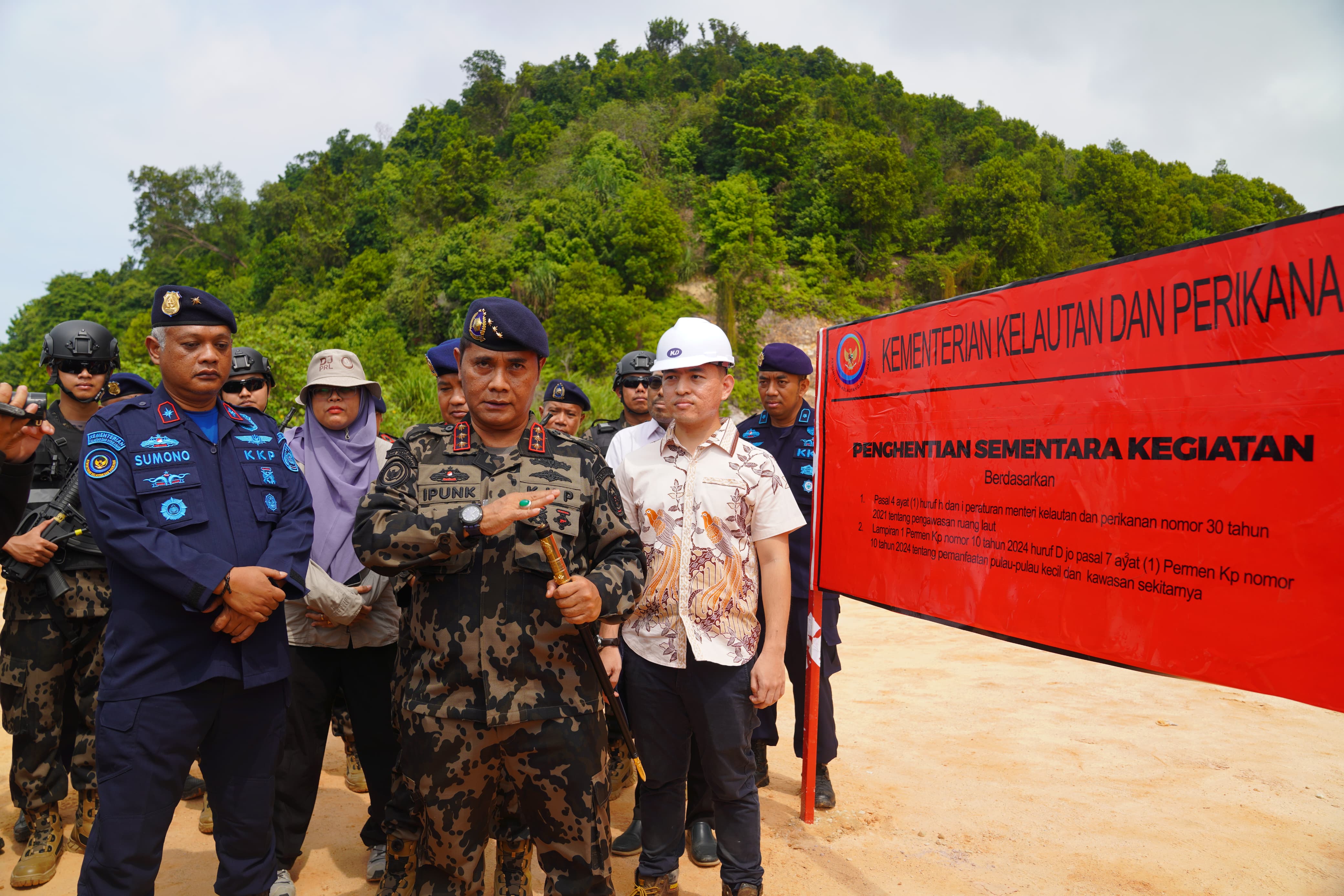 KKP Segel Pemanfaatan Tiga Pulau Kecil Tidak Sesuai Ketentuan di Kepri