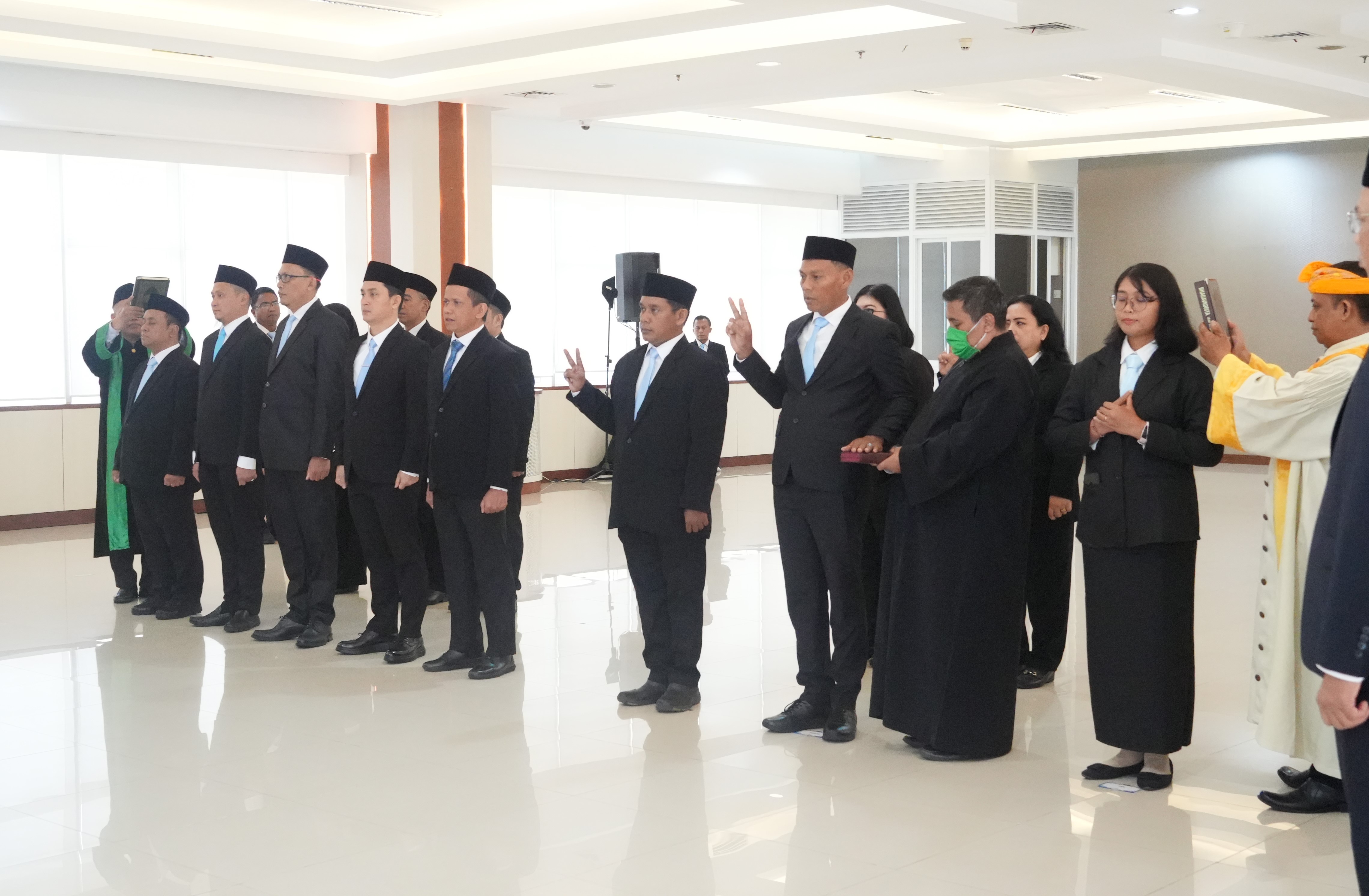 Pelantikan dan Pengambilan Sumpah/Janji Jabatan Lingkup Direktorat Jenderal Pengelolaan Kelautan, Jakarta (28/7).