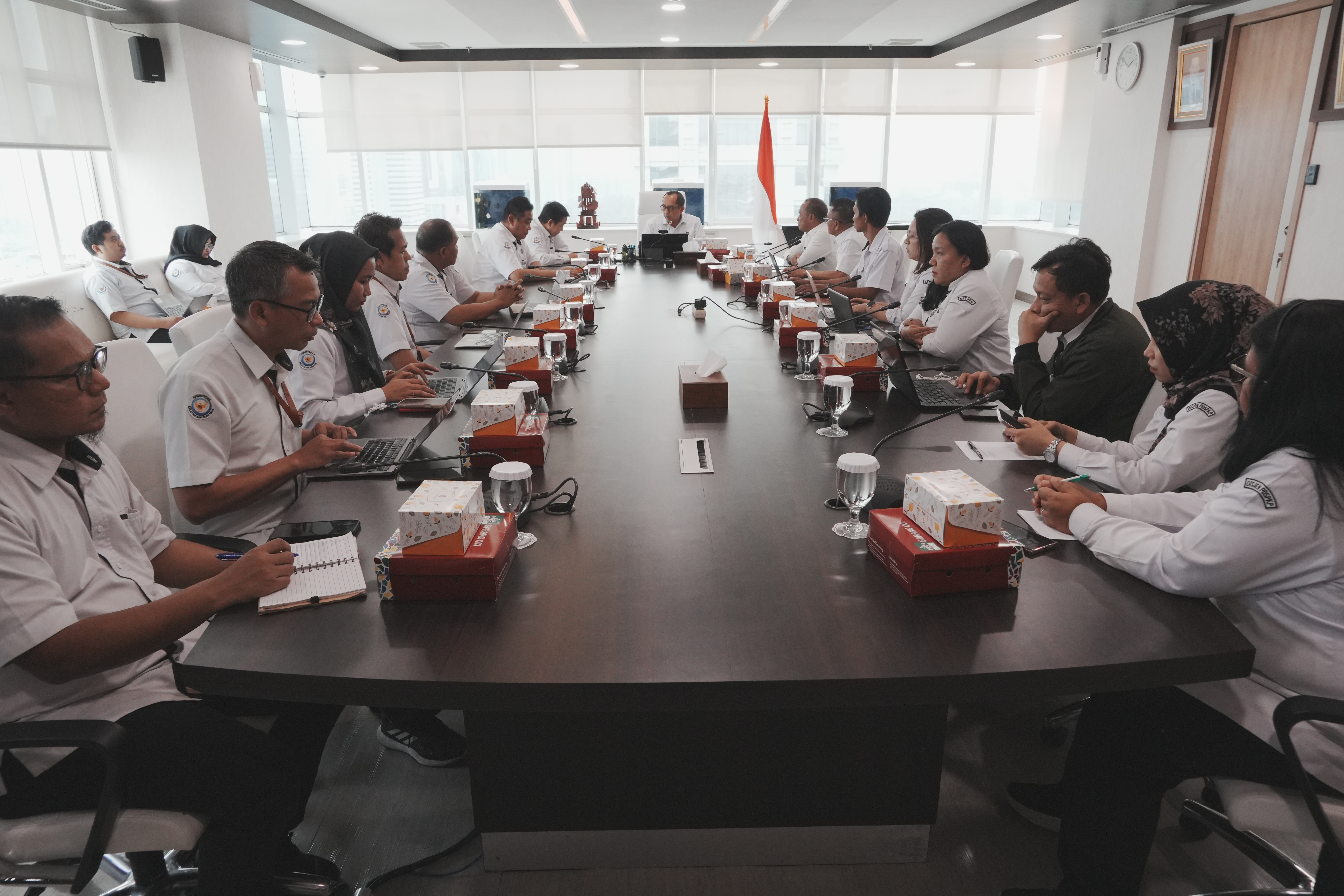 Serah Terima Hibah Sarpras kepada Pembak Pulau Morotai