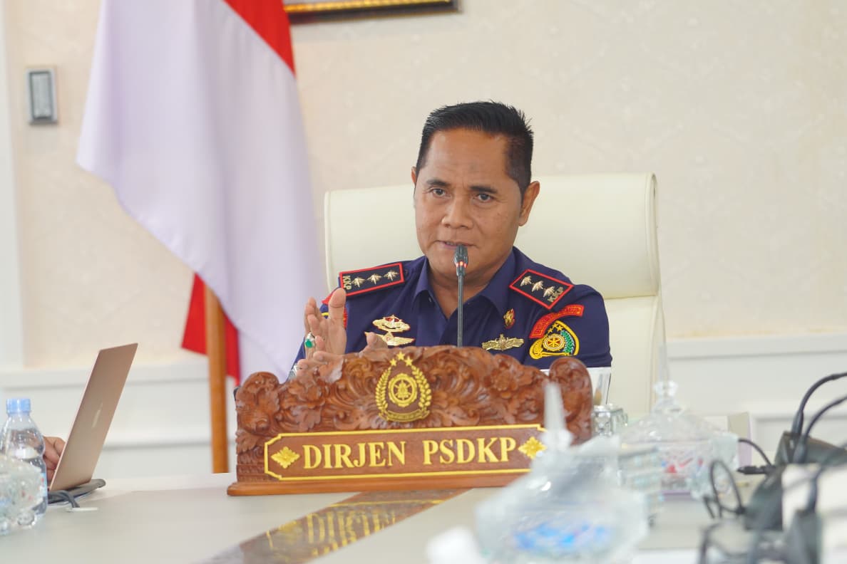 Dirjen PSDKP Memberikan Arahan kepada Peserta Komando Cadangan PSDKP Tahun 2025