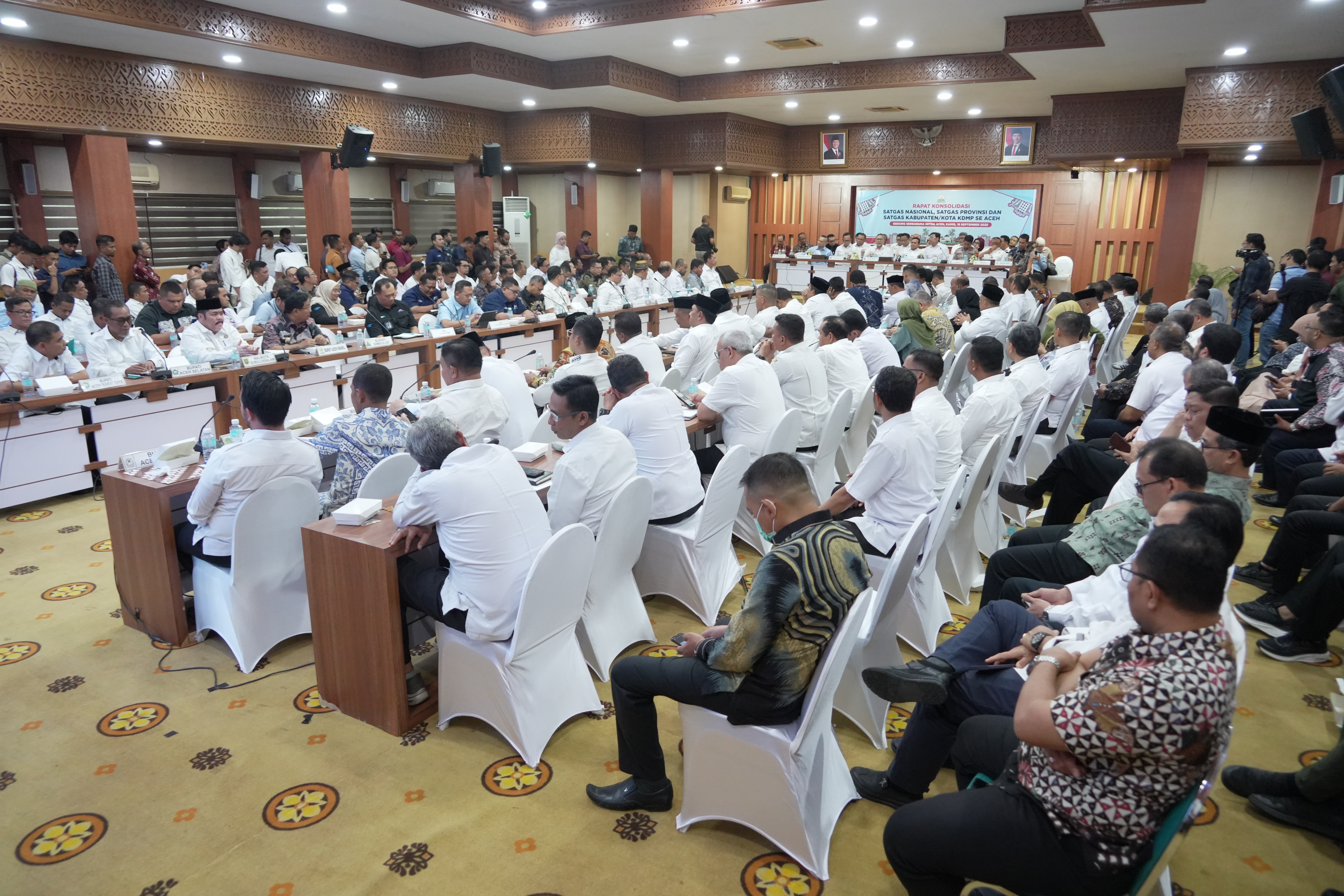 Rapat Konsolidasi Satgas Nasiional, Satgas Provinsi, Satgas Kabupaten/Kota KDMP se Aceeh