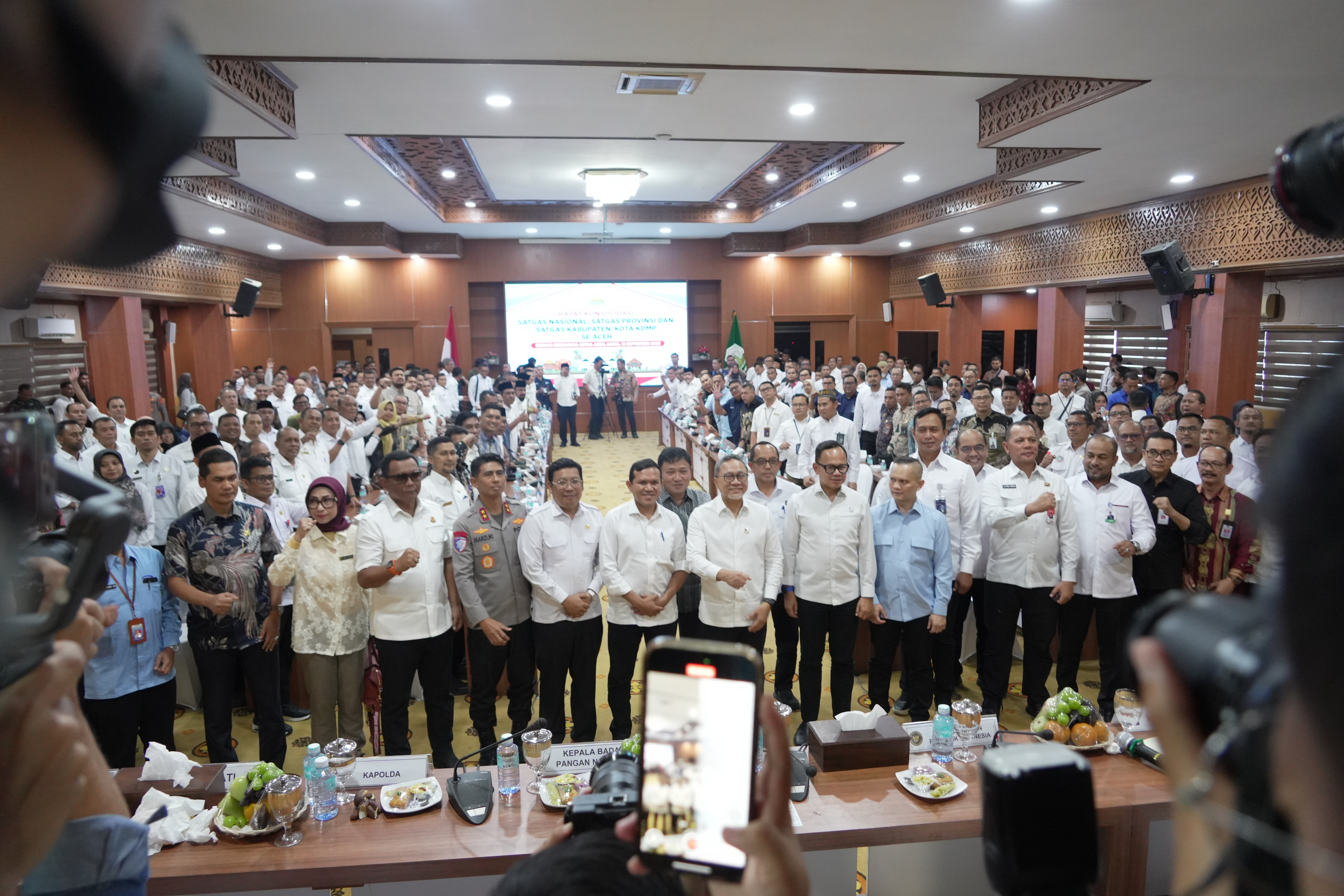 Rapat Konsolidasi Satgas Nasiional, Satgas Provinsi, Satgas Kabupaten/Kota KDMP se Aceeh
