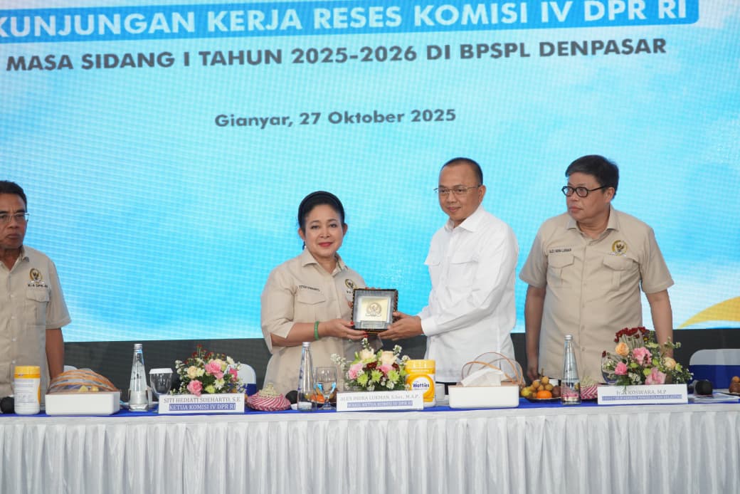 Kunjungan kerja Komisi IV DPR RI ke Balai Pengelolaan Sumber Daya Pesisir dan Laut (BPSPL) Denpasar, Bali (27/10).