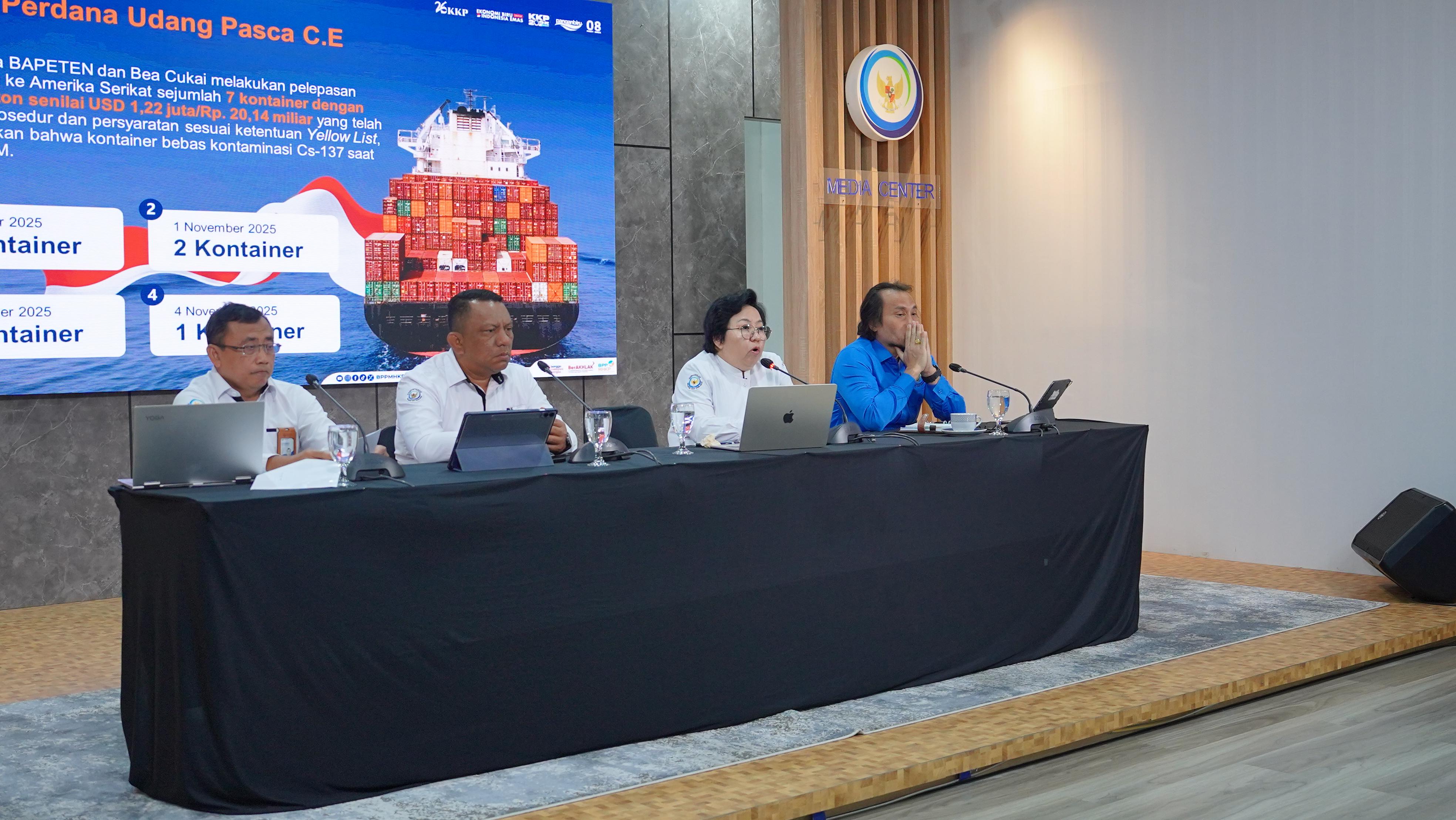 Konferensi Pers Indonesi's Shrimp : Back In Business With The Us