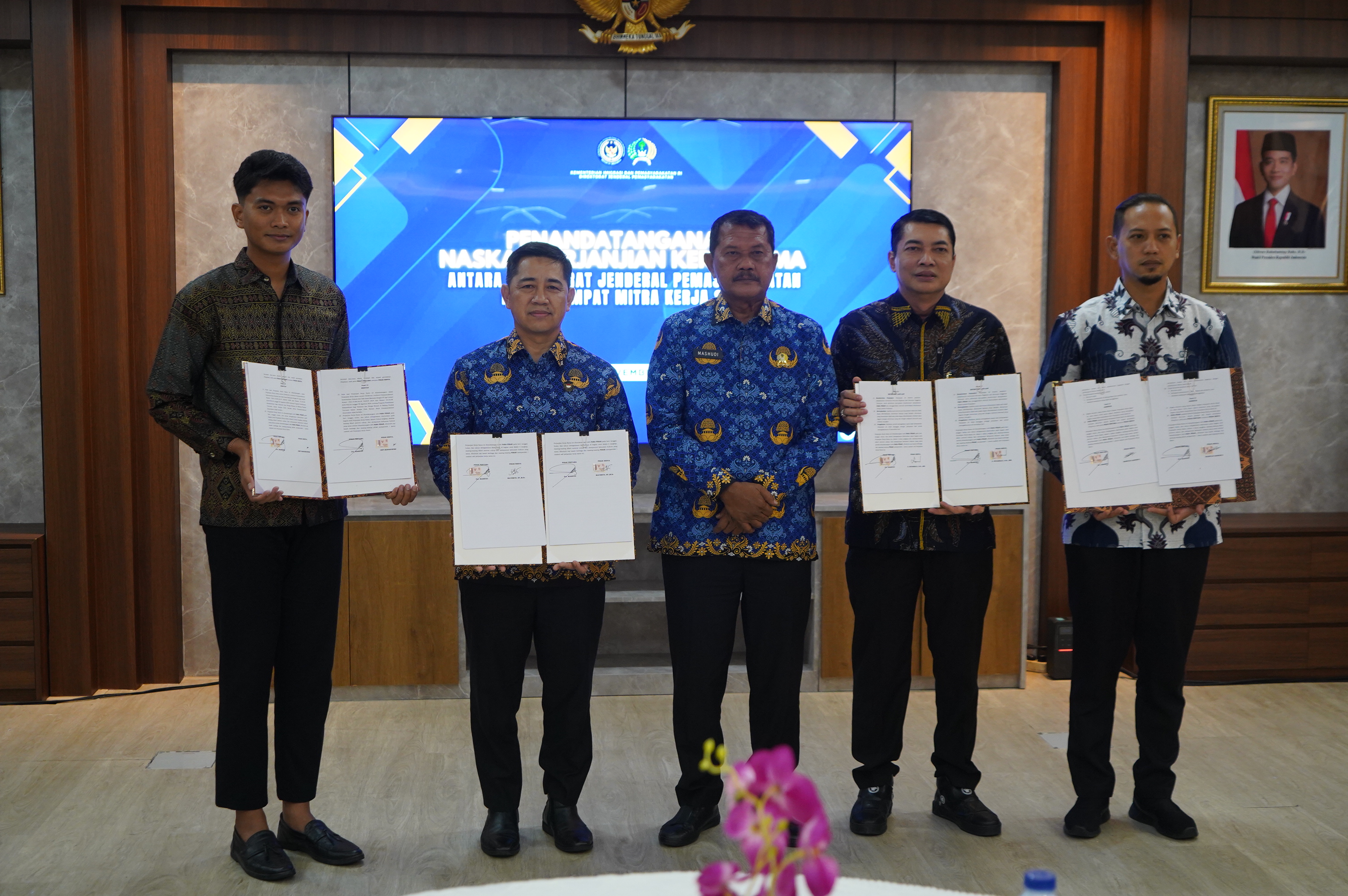 Penandatanganan Kerjasama Ditjen PDSPKP dengan DItjen Pemasyarakatan