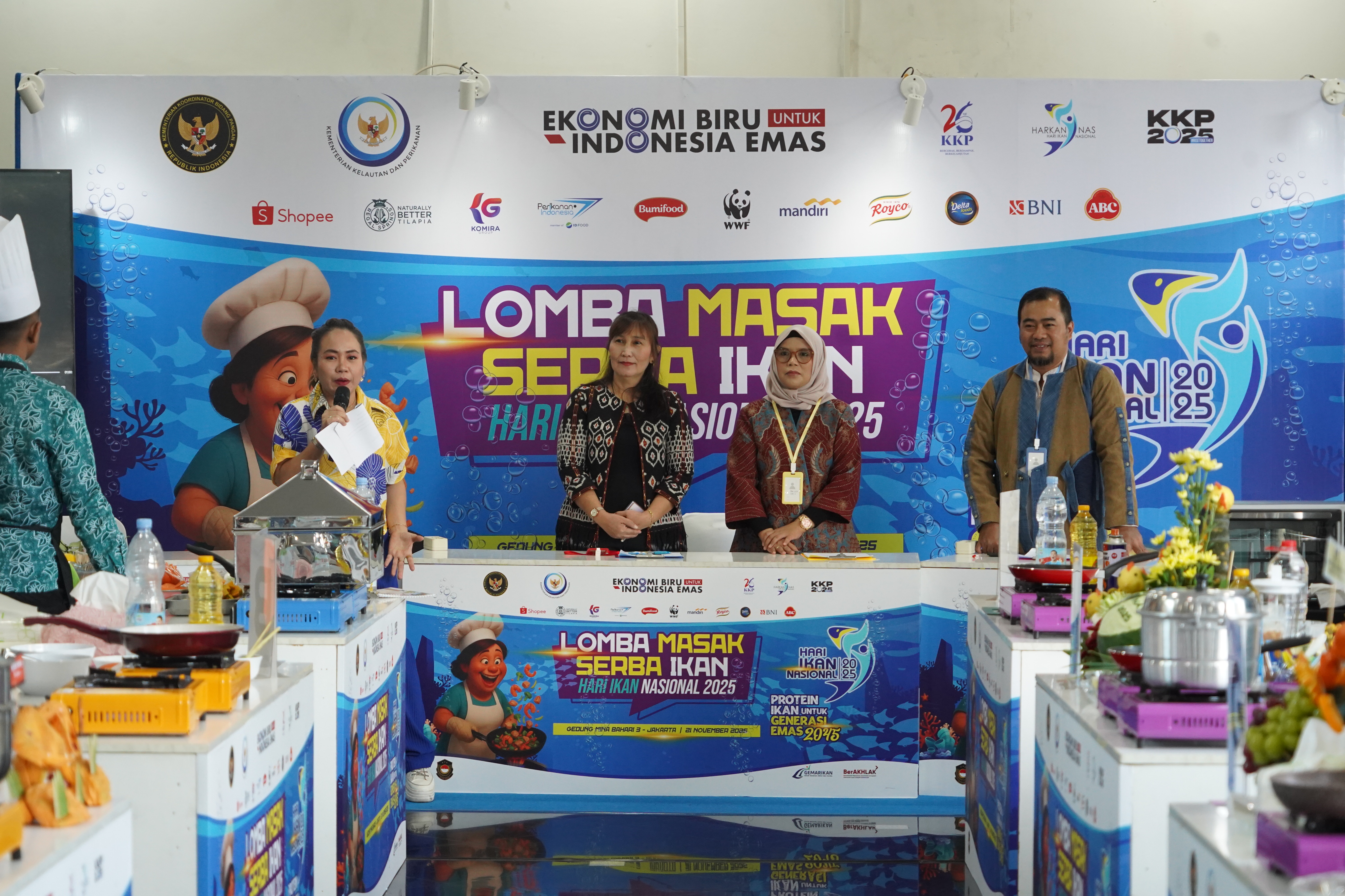 Lomba Masak Serba Ikan dalam Rangka Harkannas 2025