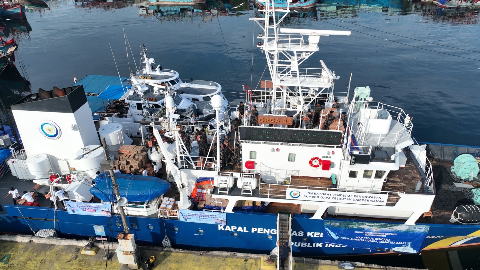 KKP Kembali Kirim Bantuan Kemanusian via Laut ke Lokasi Bencana Sumatra