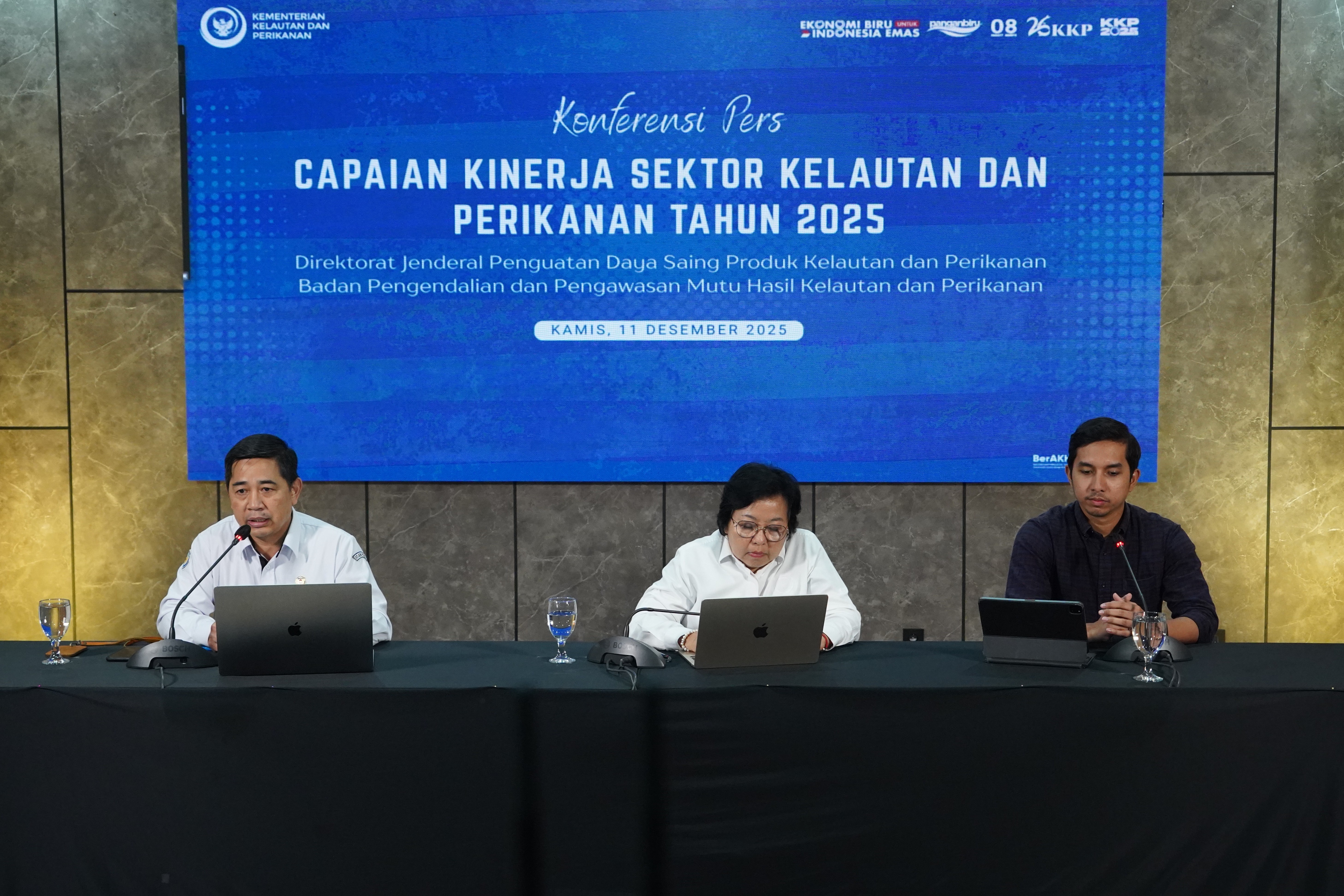 Konferensi Pers Capaian Kinerja Ditjen PDSPKP & BPPMHKP Tahun 2025