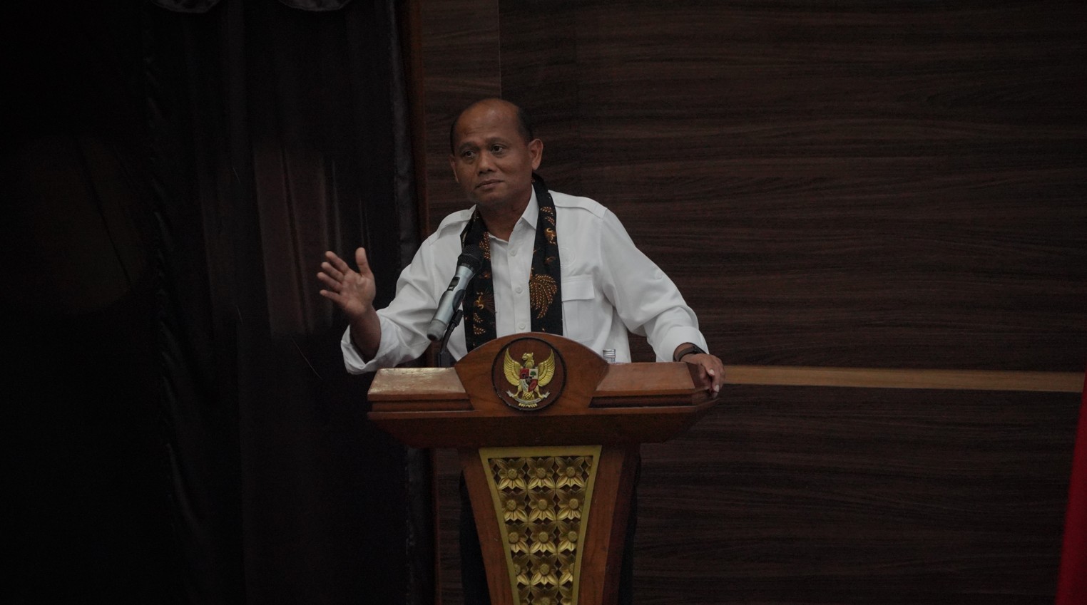 Dirjen PB sebagai Narasumber dalam acara Vocational Seminar: Marine and Inland Fisheries
