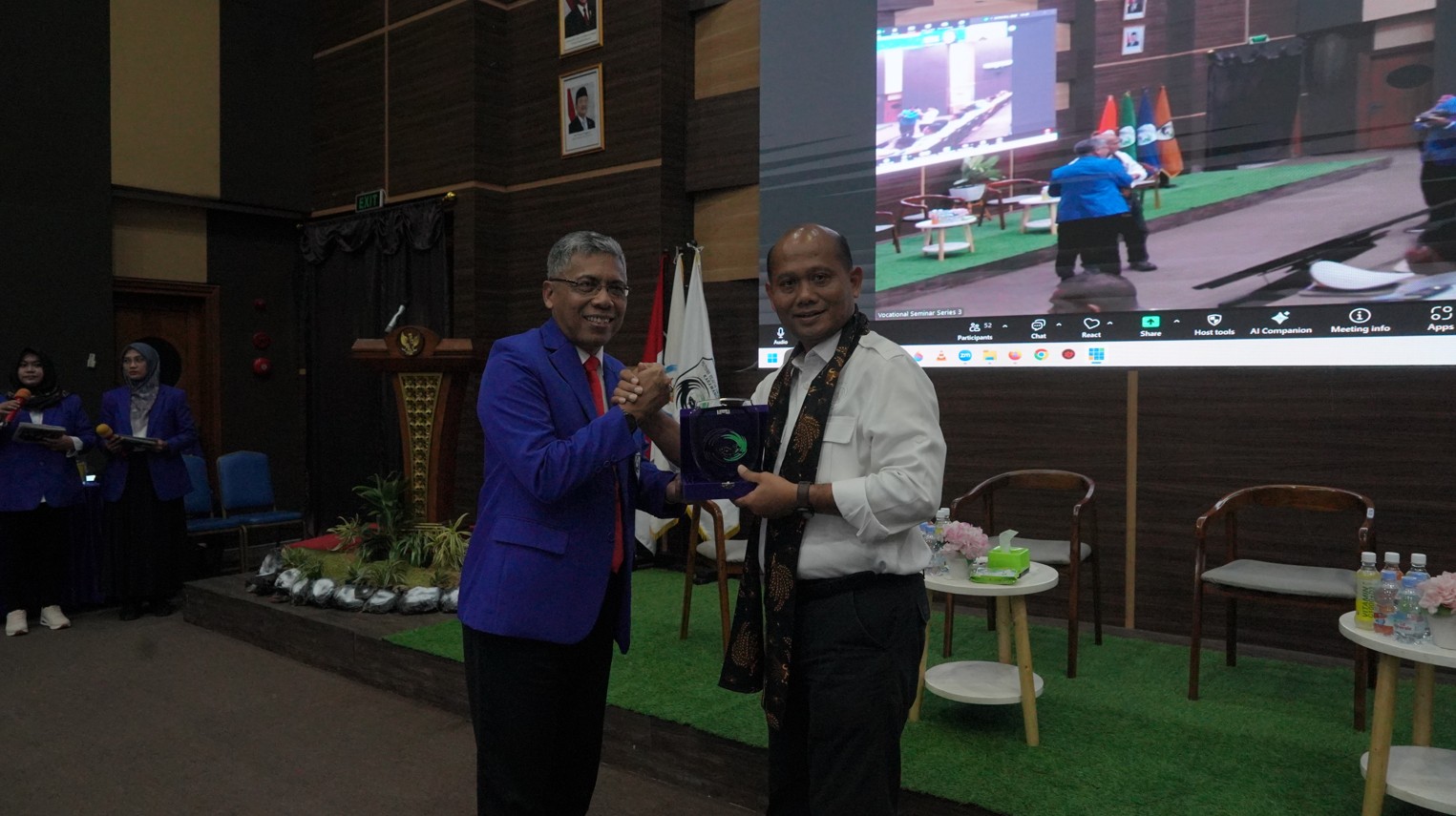 Dirjen PB sebagai Narasumber dalam acara Vocational Seminar: Marine and Inland Fisheries