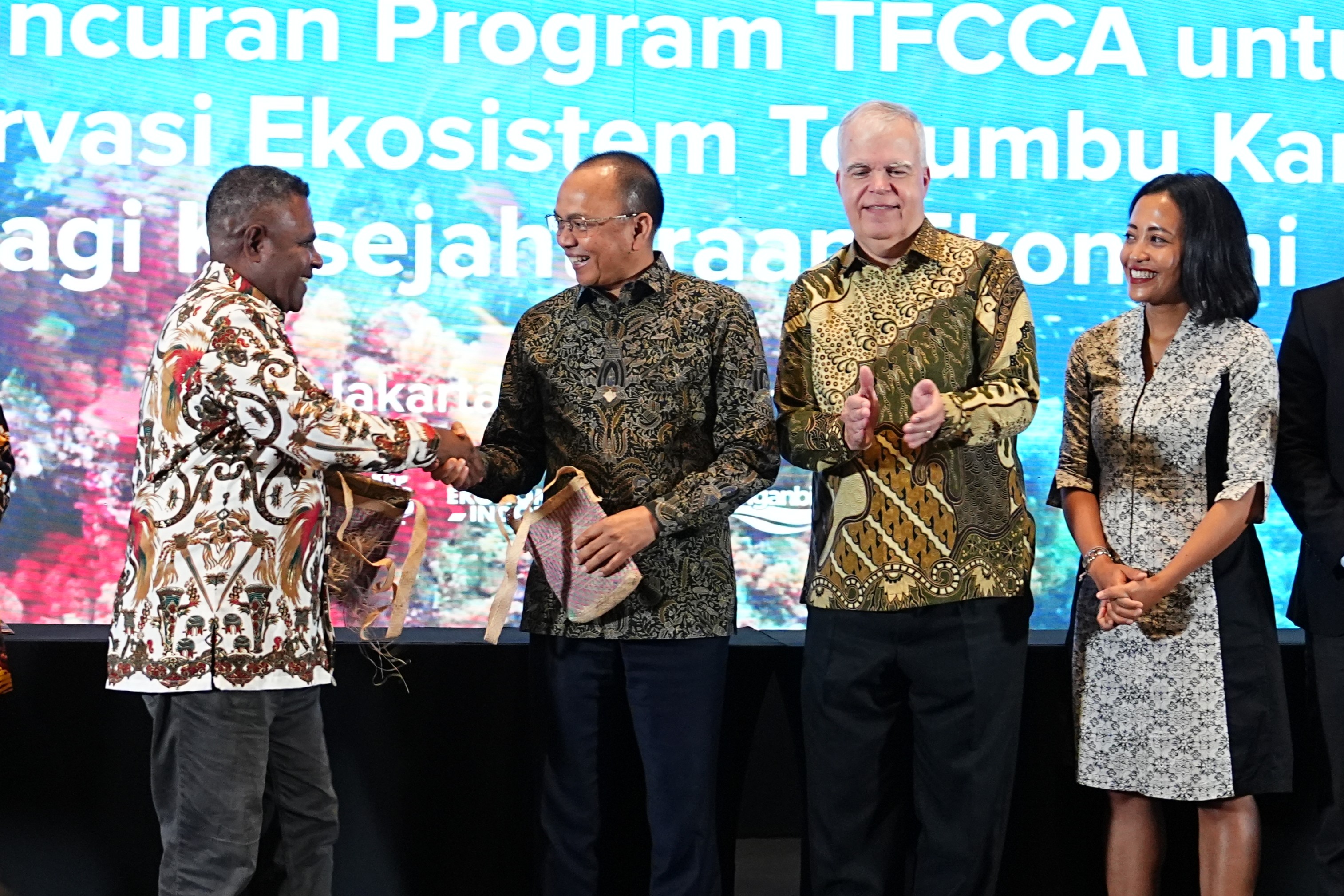 peluncuran Program Tropical Forest and Coral Reef Conservation Act (TFCCA)