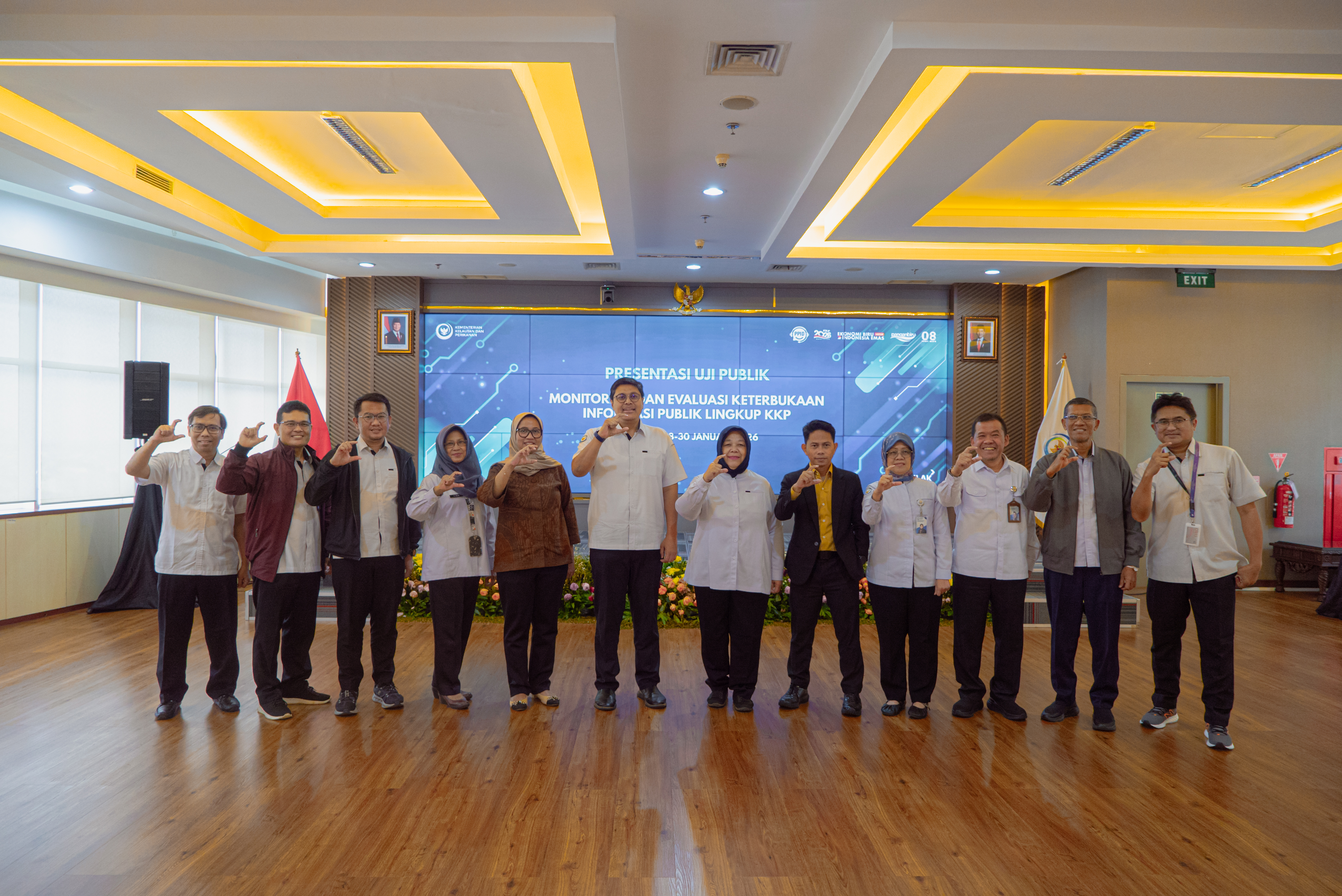 17 PPID Pelaksana Ikuti Hari Pertama Uji Publik Keterbukaan Informasi KKP