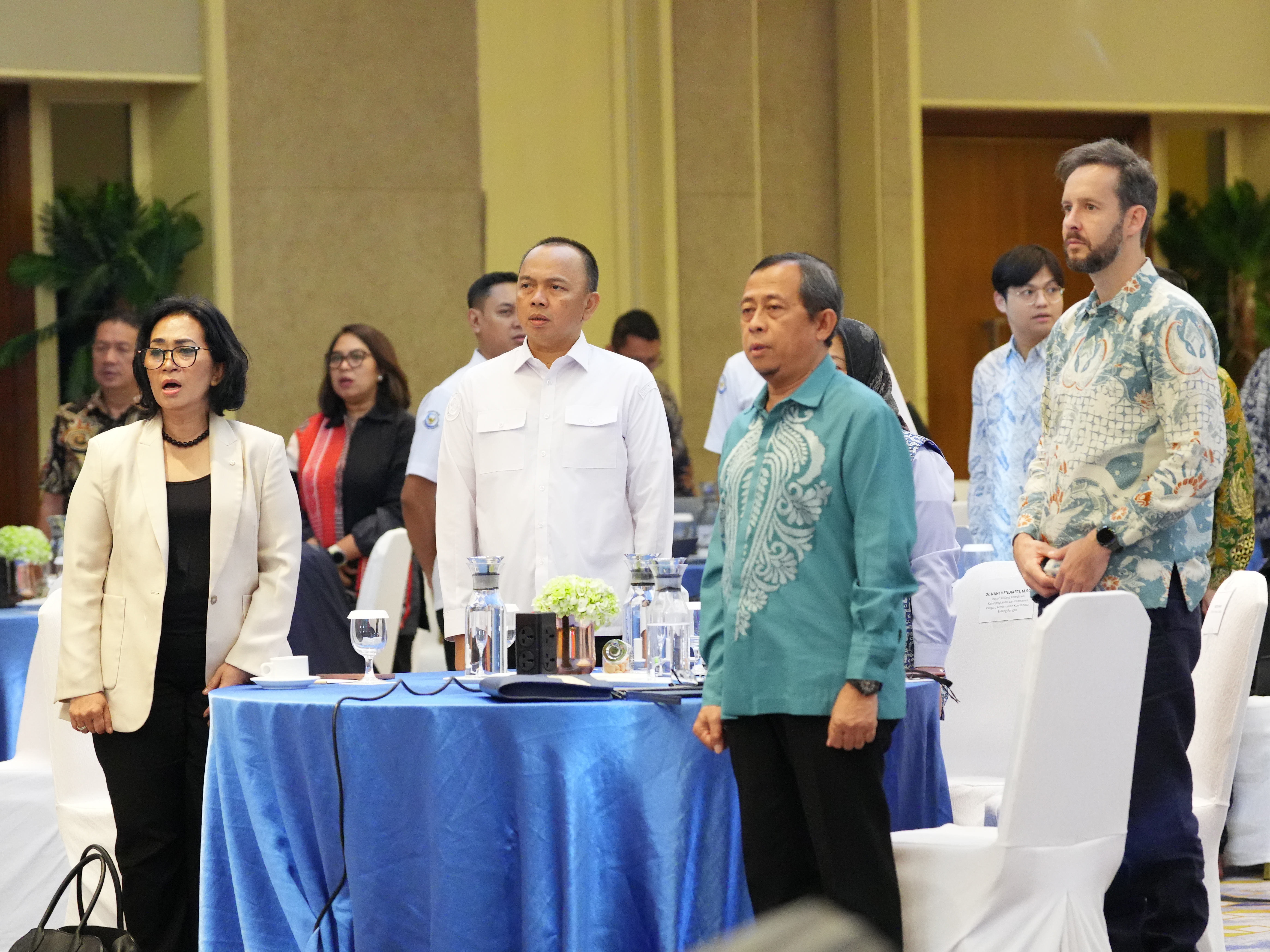 Peluncuran Dokumen Rencana Aksi Nasional Perlindungan dan Pengelolaan Ekosistem Karbon Biru (Ekosistem Mangrove dan Padang Lamun) 2025-2030, Jakarta (18/2).