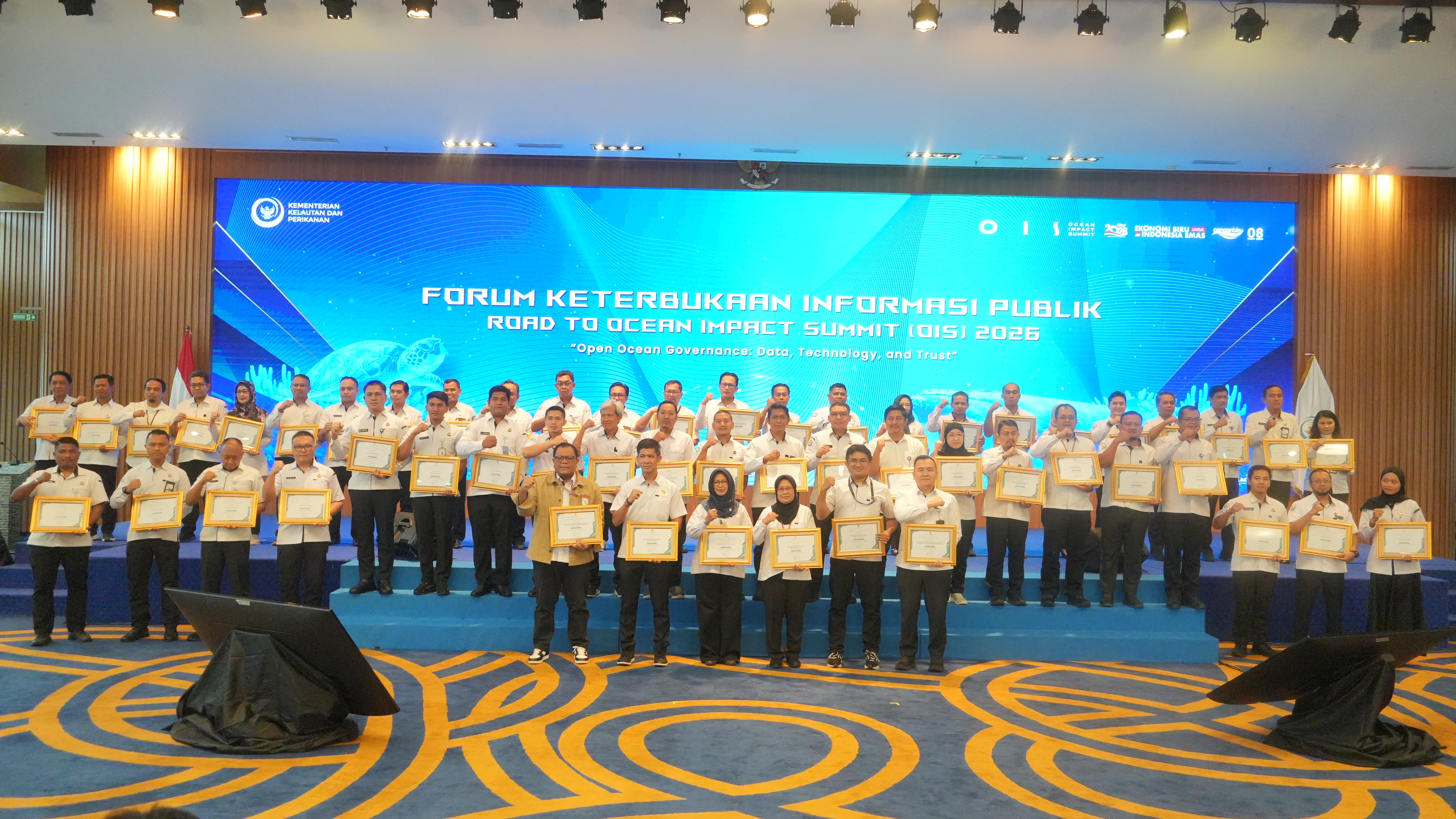 Anugerah Keterbukaan Informasi Publik dan Talkshow Road to Ocean Impact Summit (OIS) 2026