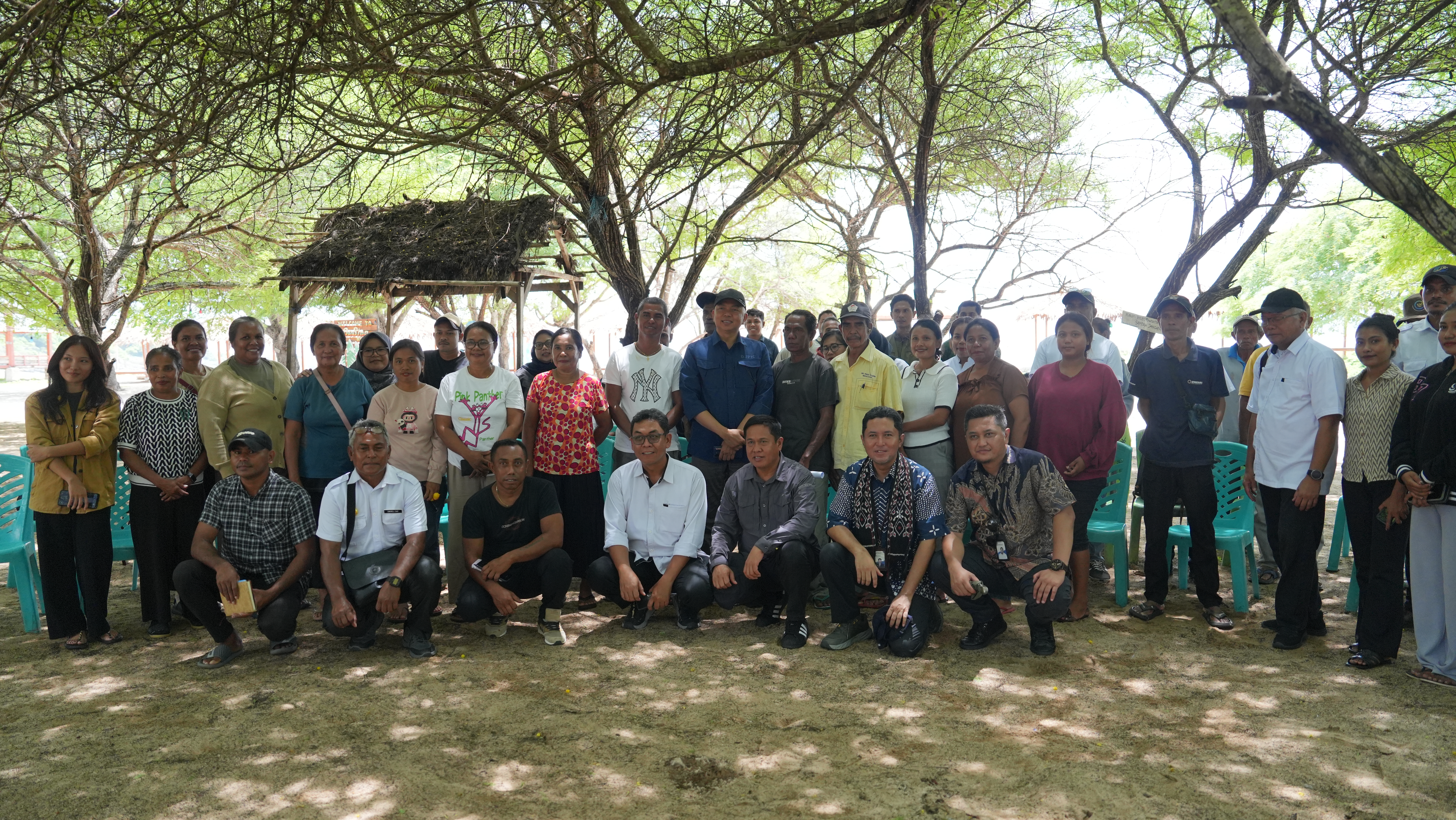 Kunjungan dan peninjauan lokasi Lautra di Lifuleo, Kupang, Nusa Tenggara Timur.