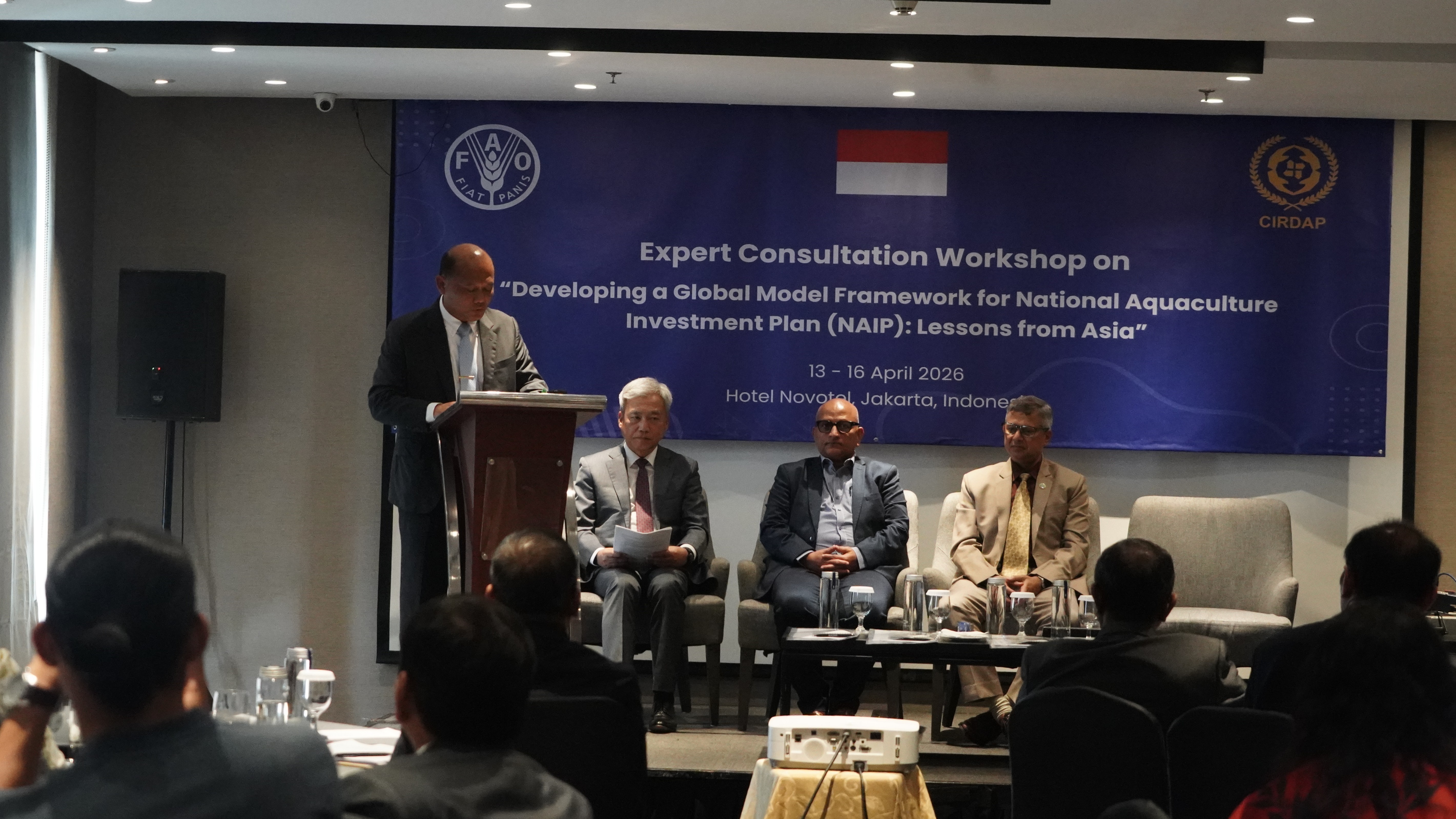 Workshop FAO – CIRDAP yang bertajuk “Toward a Global Framework for National Aquaculture Investment Plans (NAIPs) : Lessons and Insights from Asia”