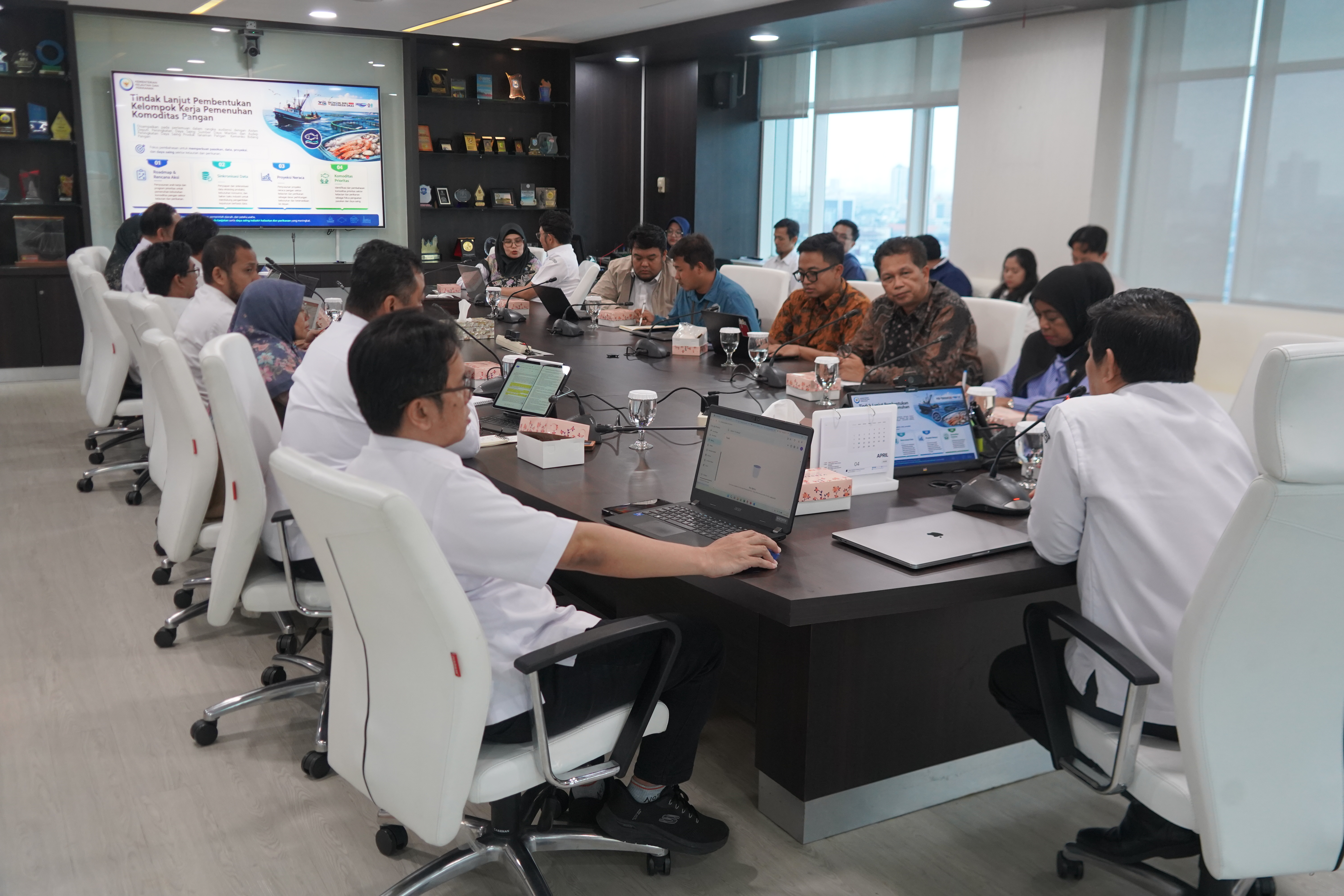Audiensi Kementerian Koordinator Bidang Pangan dengan Ditjen Penguatan Daya Saing Produk Kelautan dan Perikanan