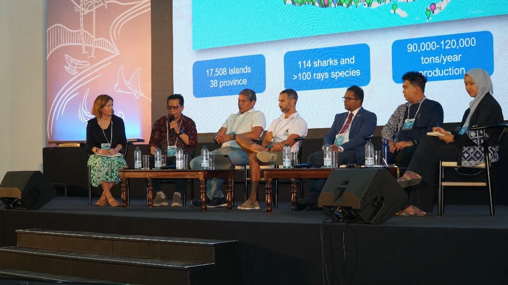 Indonesia Perkenalkan Pendekatan Kolaboratif Konservasi Hiu dan Pari pada fotu, Sharks International 2026 di Colombo, Sri Lanka