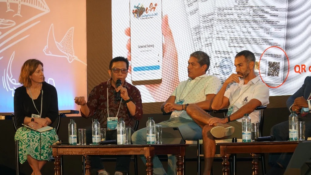 Indonesia Perkenalkan Pendekatan Kolaboratif Konservasi Hiu dan Pari pada fotu, Sharks International 2026 di Colombo, Sri Lanka