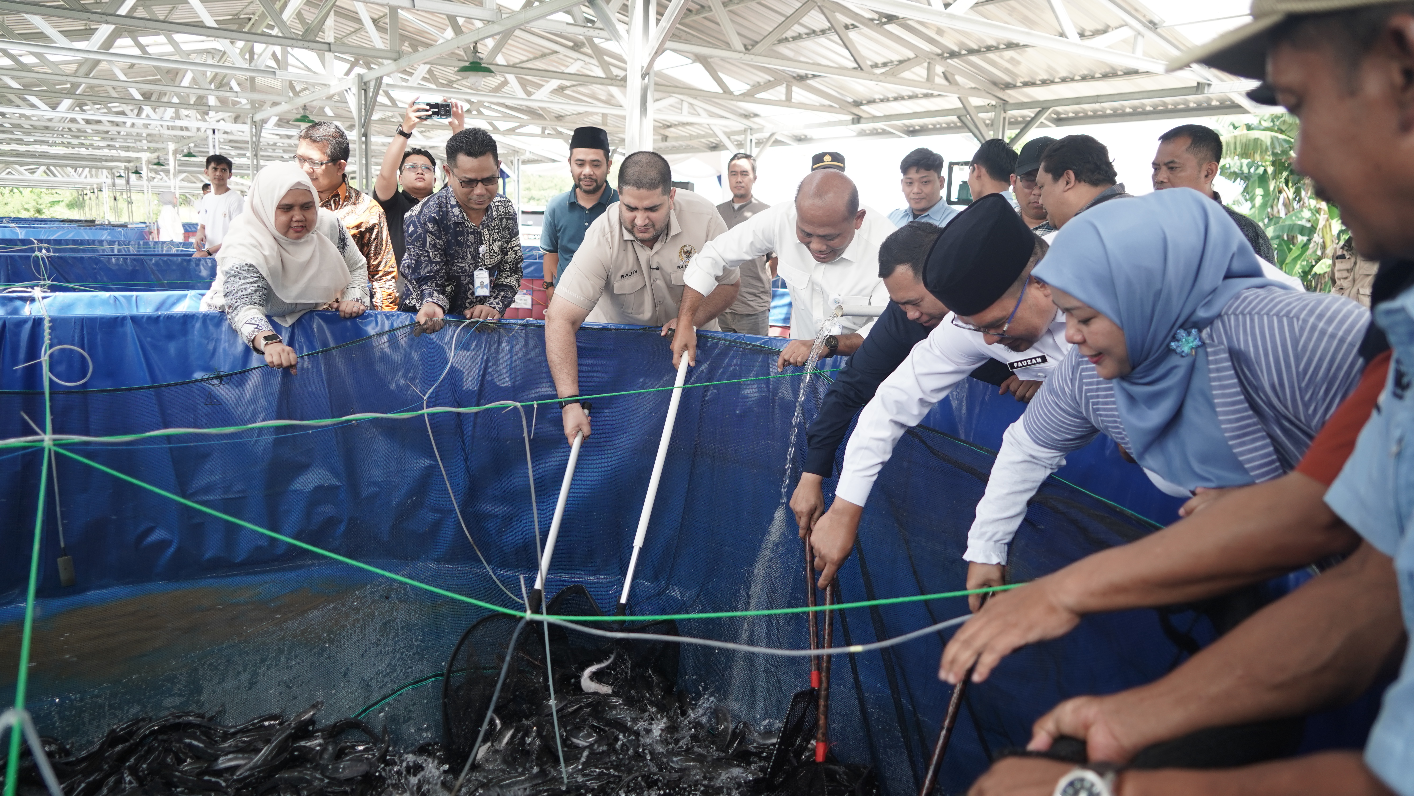 Panen Budidaya Ikan Tematik di Kabupaten Bandung Barat