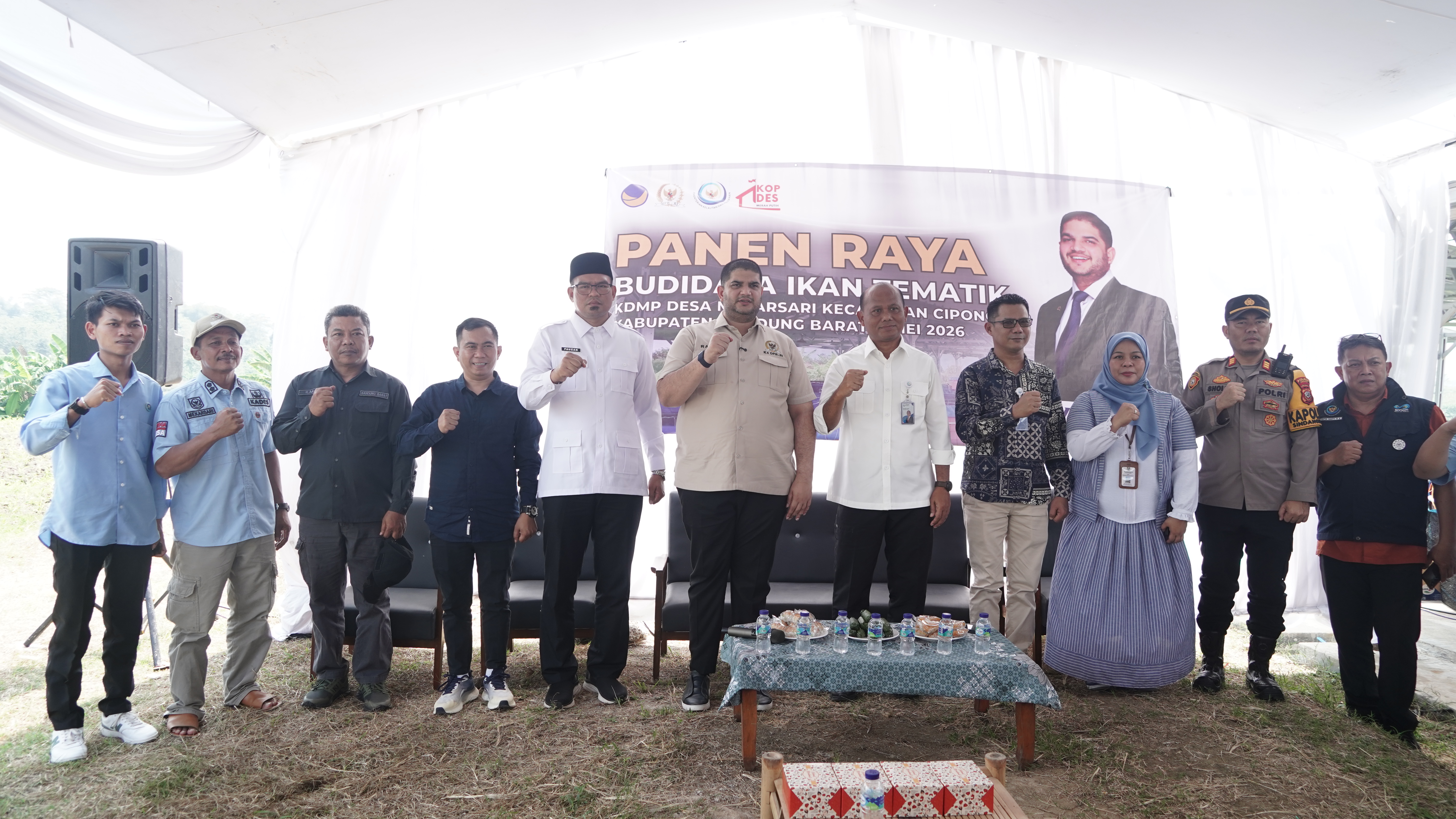 Panen Budidaya Ikan Tematik di Kabupaten Bandung Barat