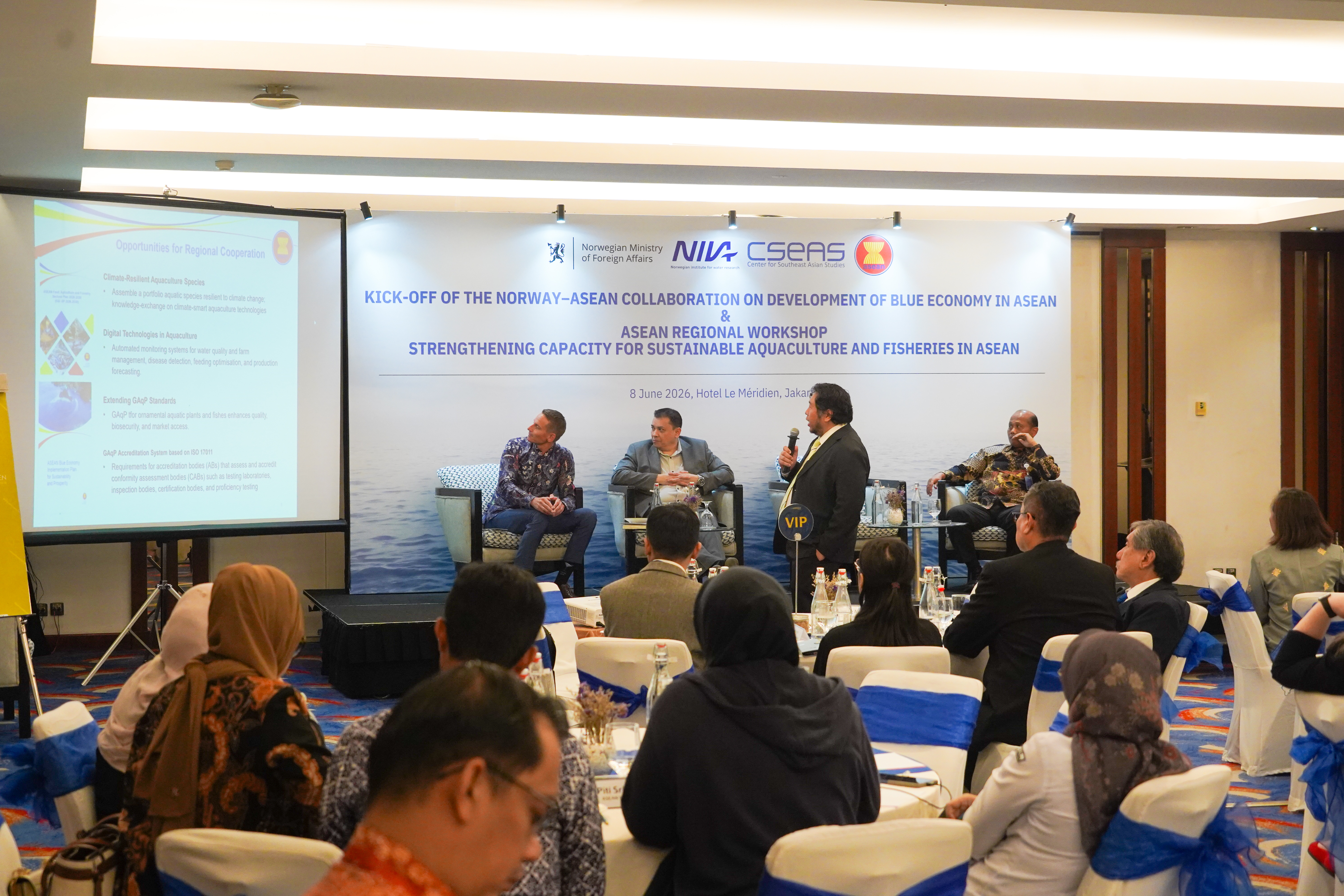 Dirjen PB sebagai Narasumber dalam Kickoff the Norway - ASEAN Collaboration in Development of Blue Economy in ASEAN