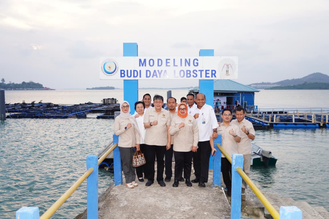Kunjungan Kerja Komisi IV DPR RI ke Modeling Budi Daya Lobster di BPBL Batam