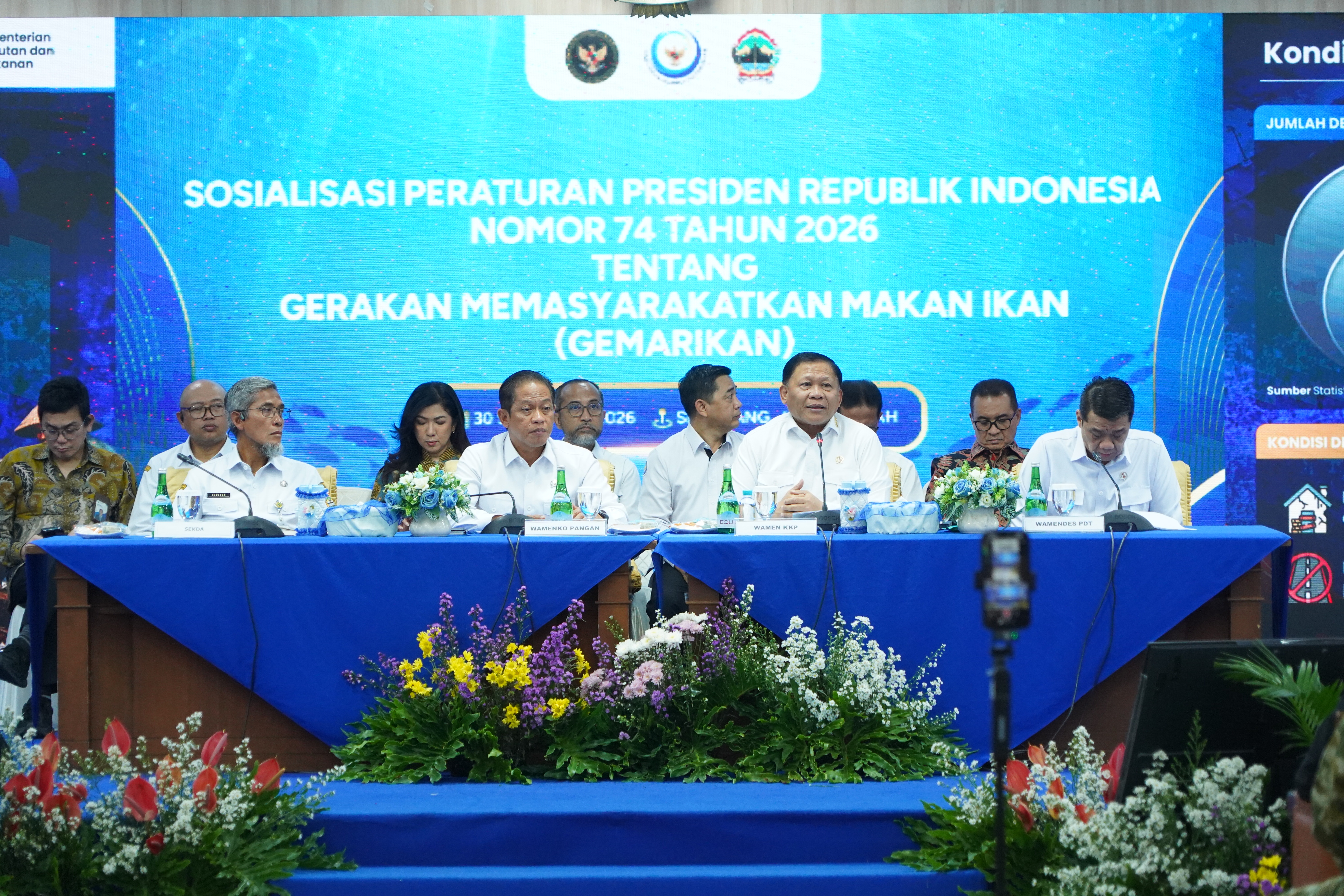 Sosialisasi Peraturan Presiden Nomor 74 Tahun 2026 tentang Gerakan Memasyarakatkan Makan Ikan (Gemarikan)