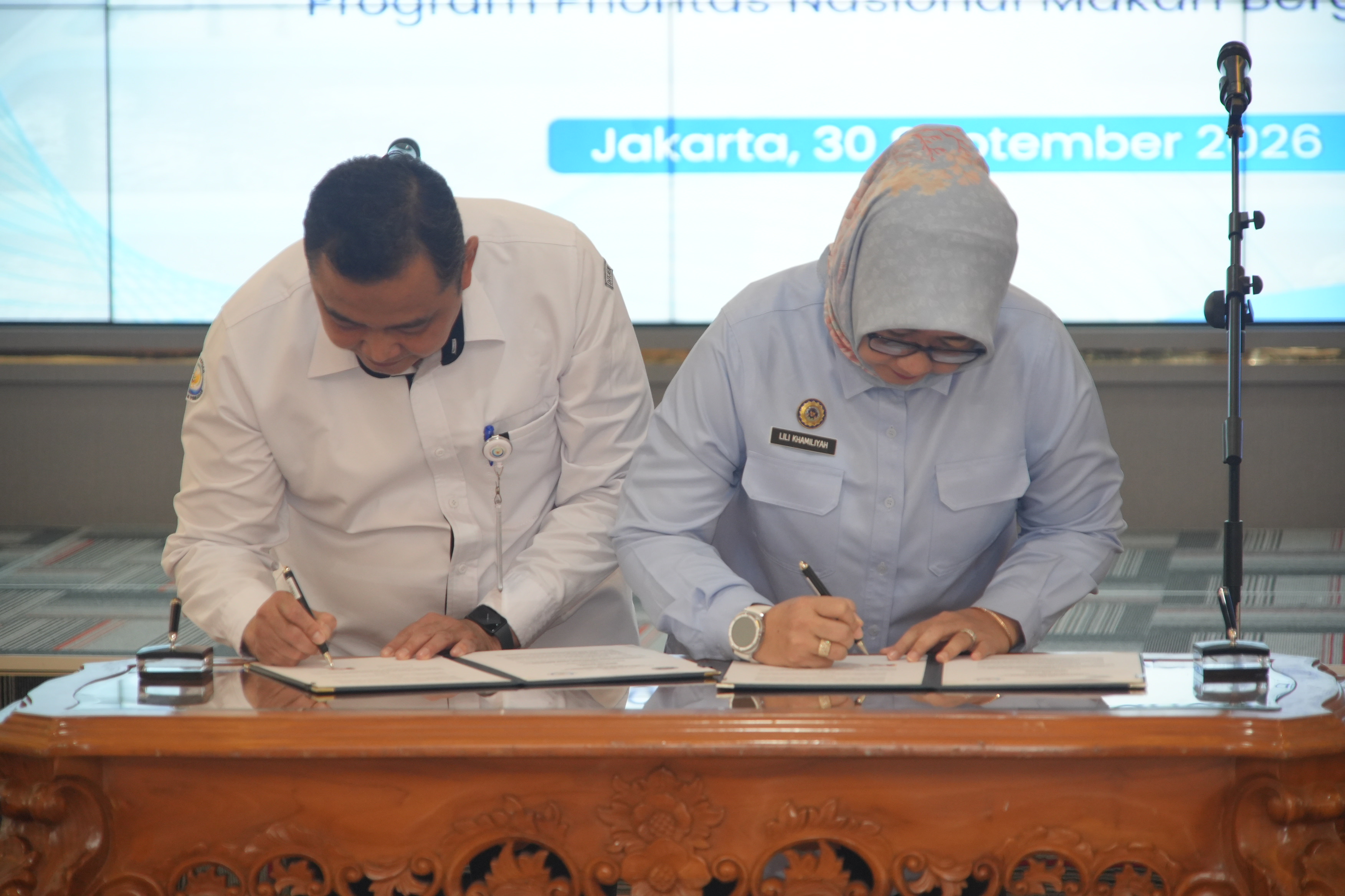 Penandatanganan Kerjasama KKP dengan BGN